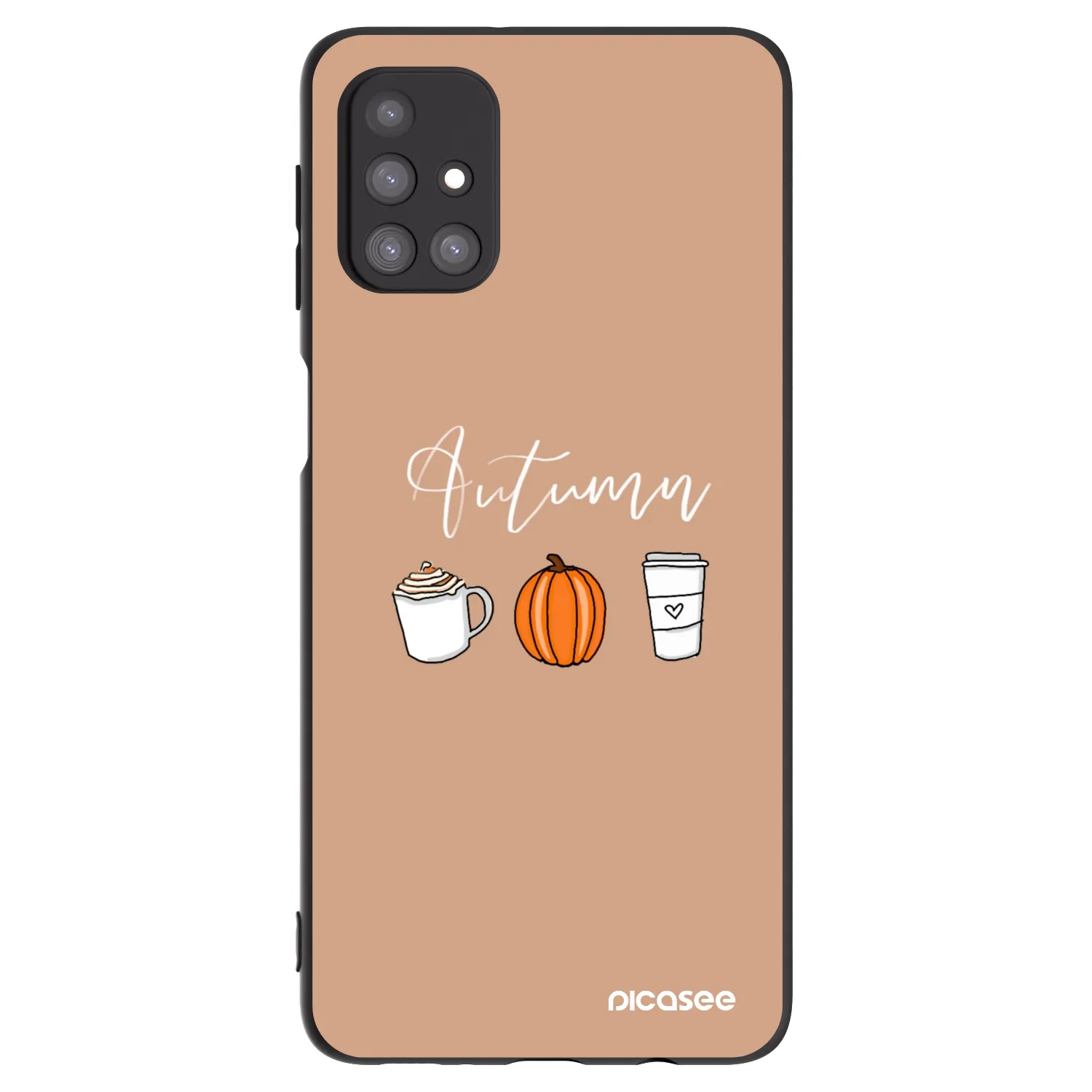 Picasee silikónový čierny obal pre Samsung Galaxy M31s - Autumn