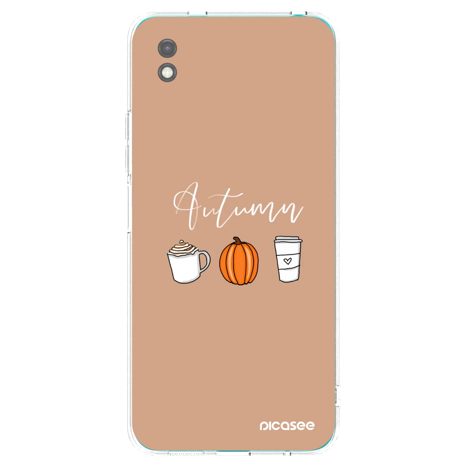 Picasee silikónový čierny obal pre Xiaomi Redmi 9A - Autumn