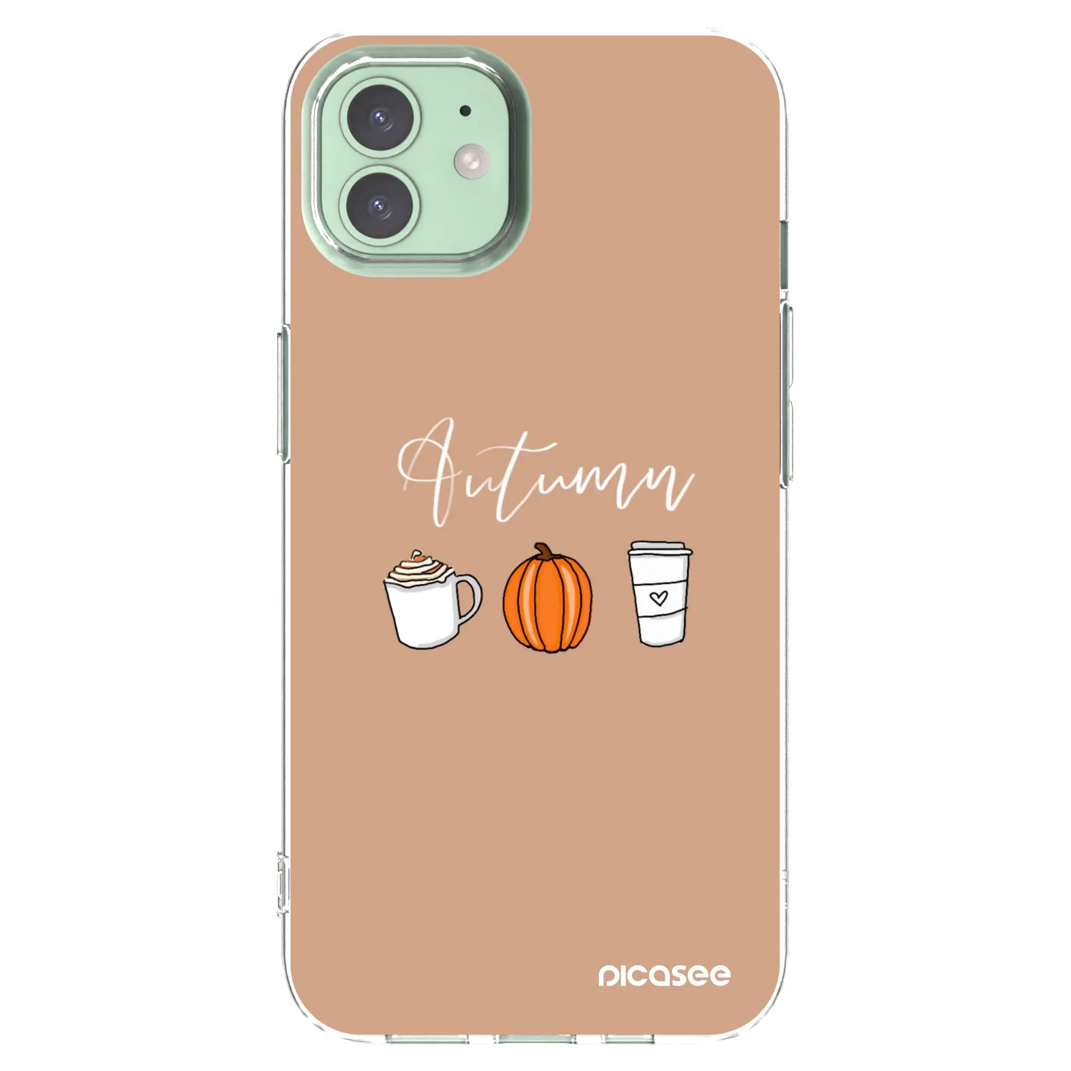Picasee silikónový prehľadný obal pre Apple iPhone 12 - Autumn