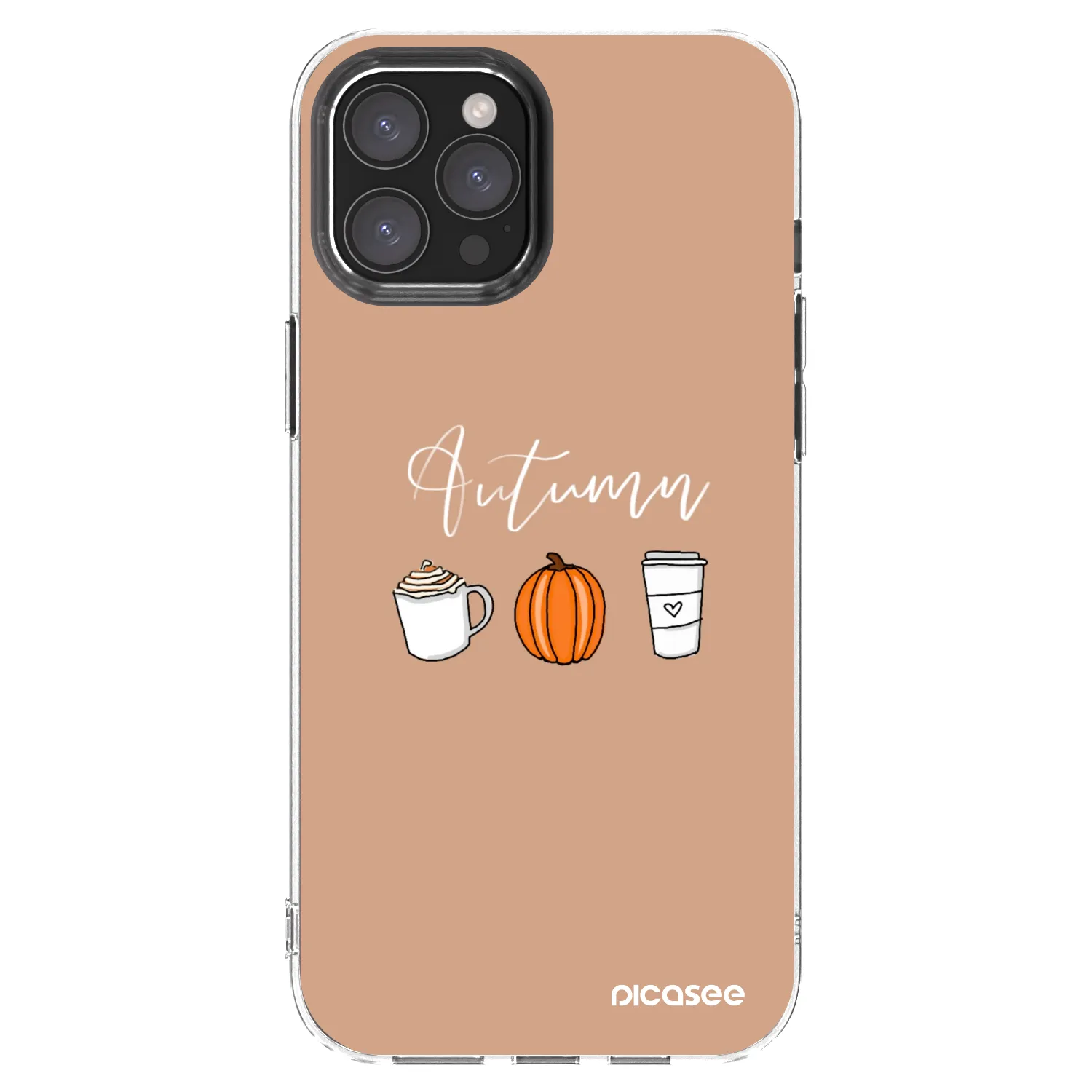 Picasee silikónový prehľadný obal pre Apple iPhone 12 Pro Max - Autumn