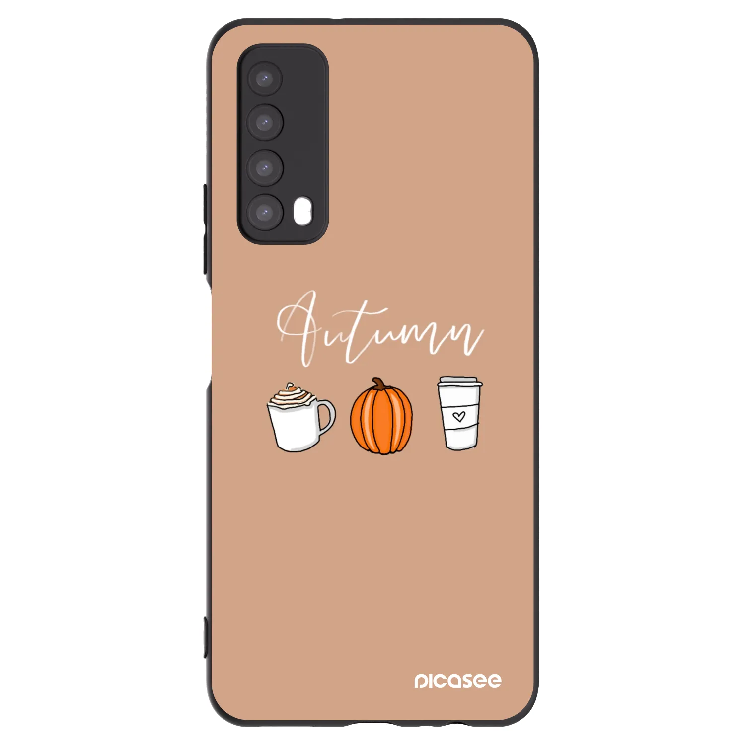 Picasee silikónový čierny obal pre Huawei P Smart 2021 - Autumn