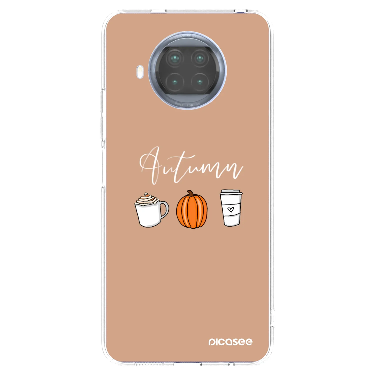Picasee silikónový prehľadný obal pre Xiaomi Mi 10T Lite - Autumn