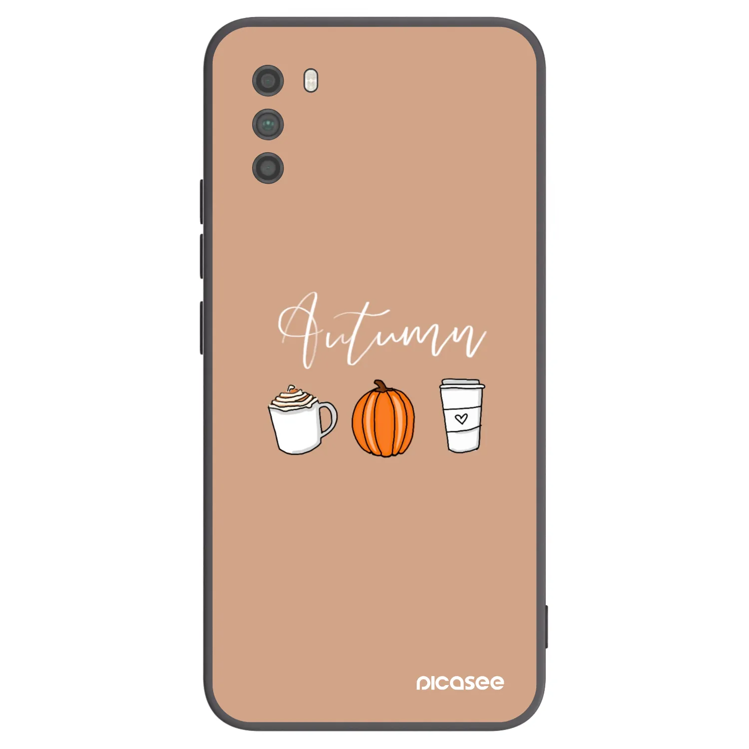 Picasee silikónový čierny obal pre Xiaomi Poco M3 - Autumn