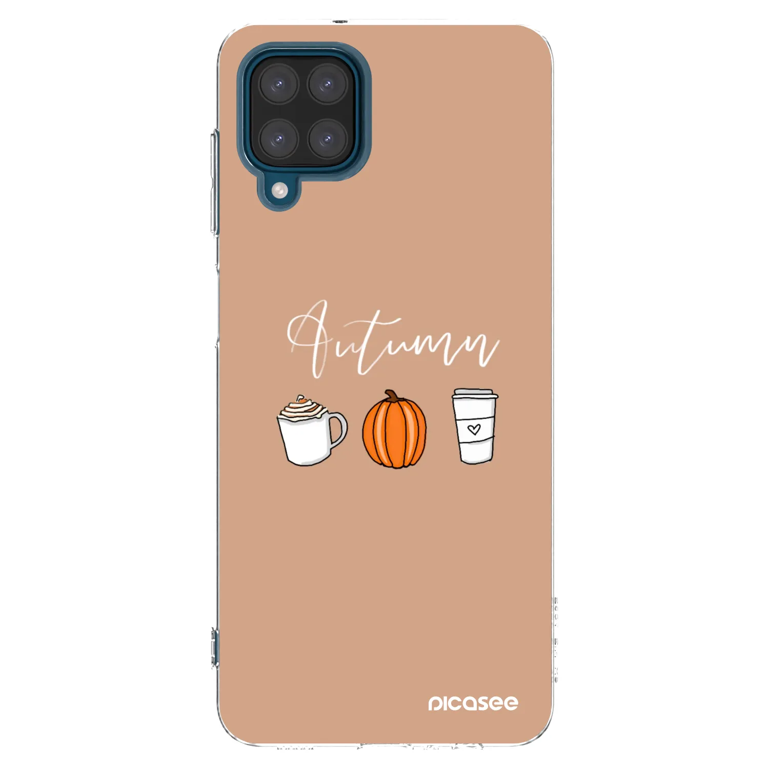 Picasee silikónový prehľadný obal pre Samsung Galaxy A12 A125F - Autumn