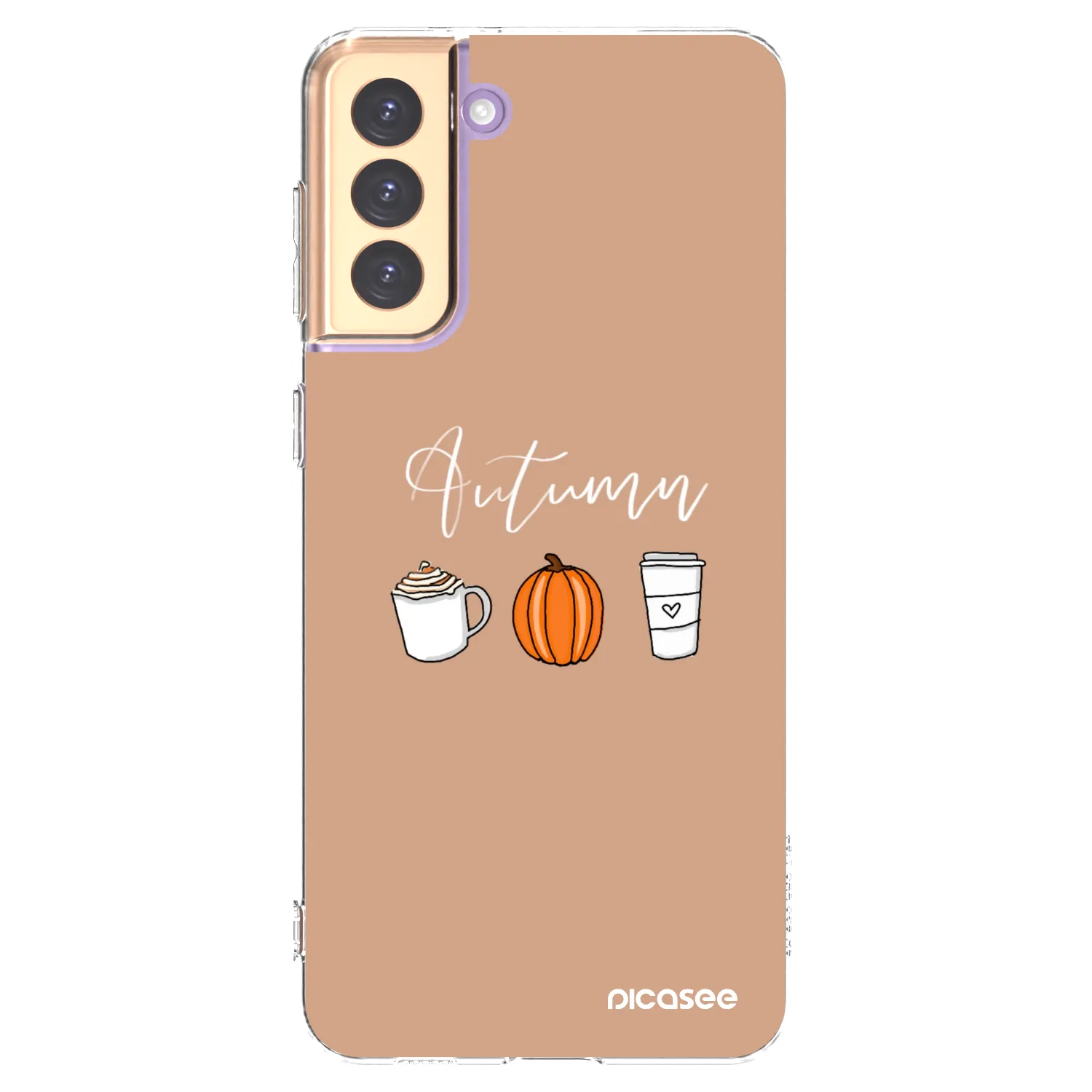 Picasee silikónový prehľadný obal pre Samsung Galaxy S21+ 5G G996F - Autumn