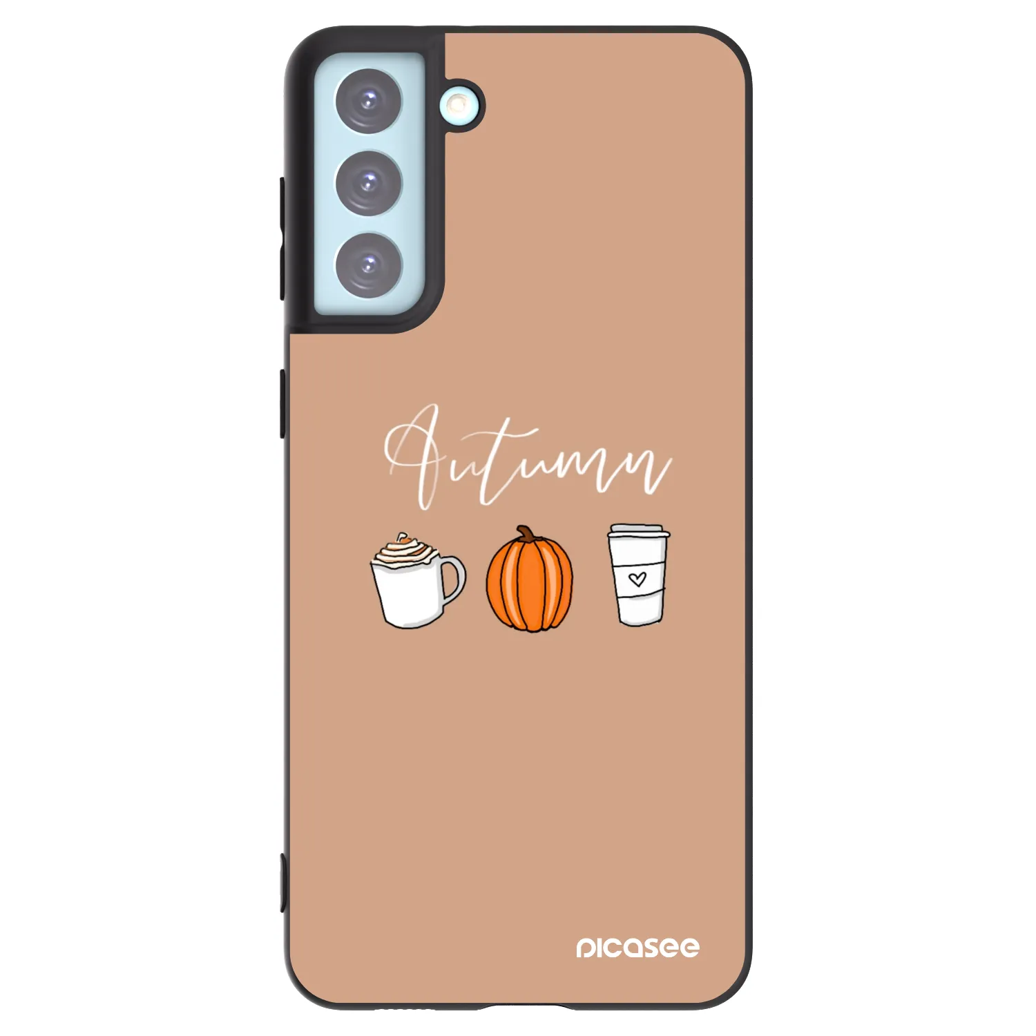 Picasee silikónový čierny obal pre Samsung Galaxy S21+ 5G G996F - Autumn