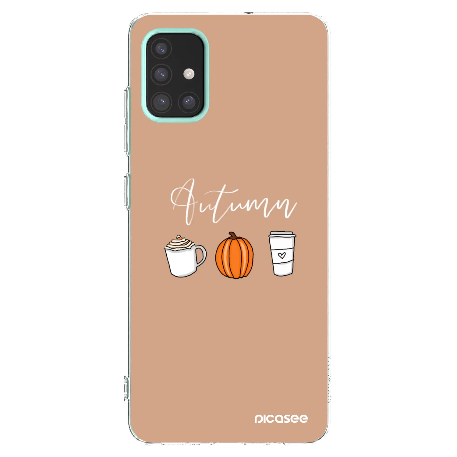 Picasee silikónový prehľadný obal pre Samsung Galaxy M31s - Autumn