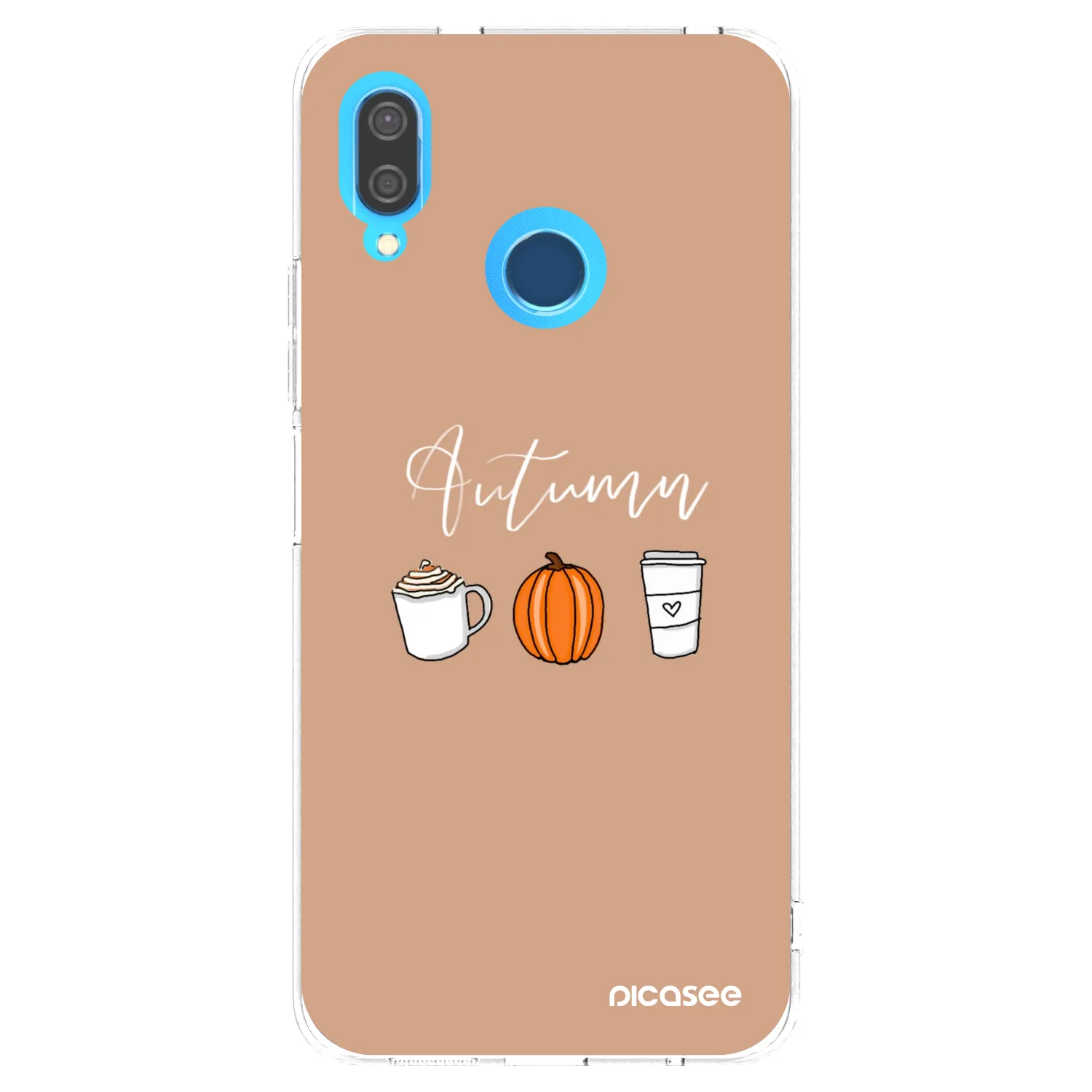 Picasee silikónový prehľadný obal pre Huawei P20 Lite - Autumn