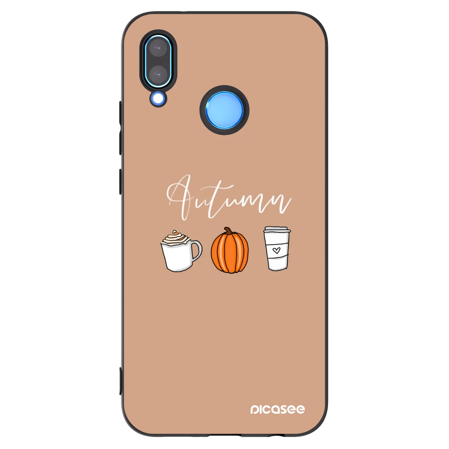 Picasee silikónový čierny obal pre Huawei P20 Lite - Autumn