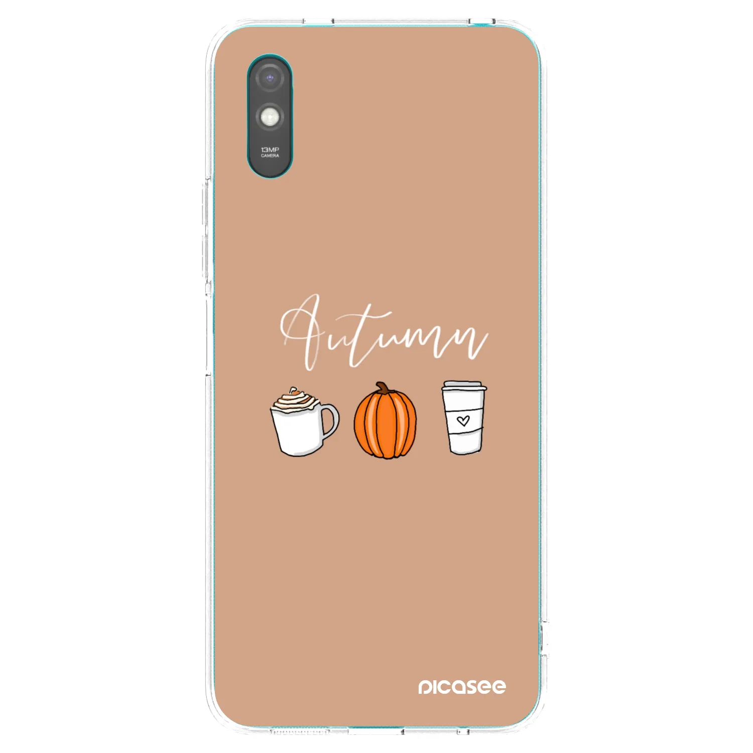 Picasee silikónový prehľadný obal pre Xiaomi Redmi 9AT - Autumn