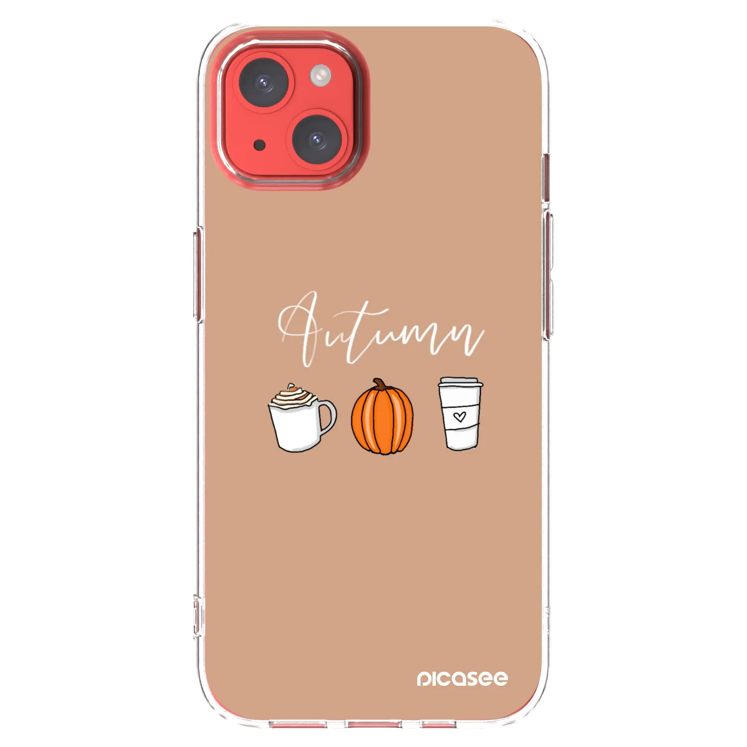 Picasee silikónový prehľadný obal pre Apple iPhone 13 - Autumn