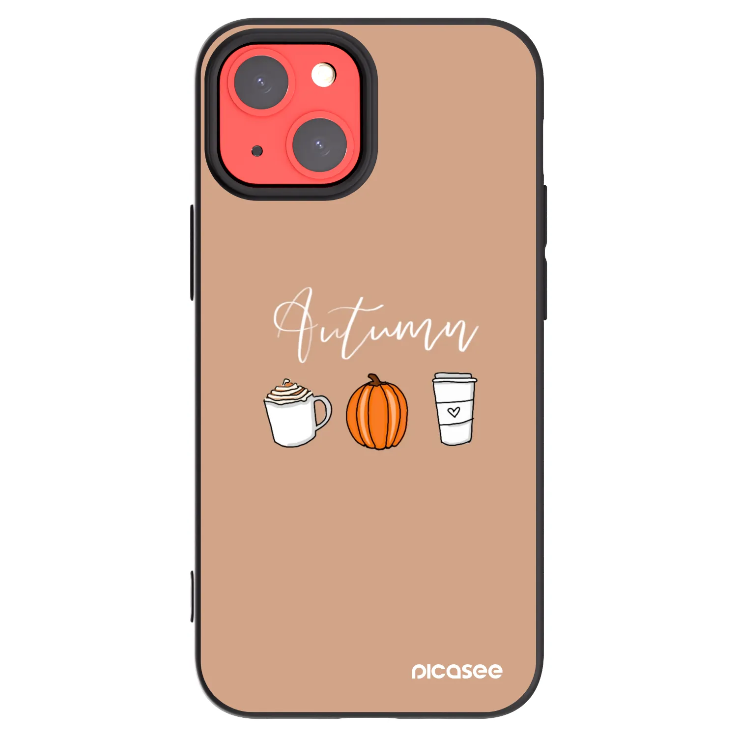 Picasee silikónový čierny obal pre Apple iPhone 13 mini - Autumn