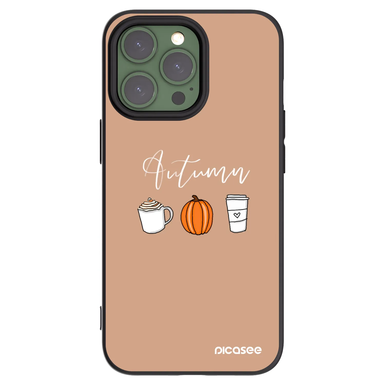 Picasee silikónový čierny obal pre Apple iPhone 13 Pro - Autumn