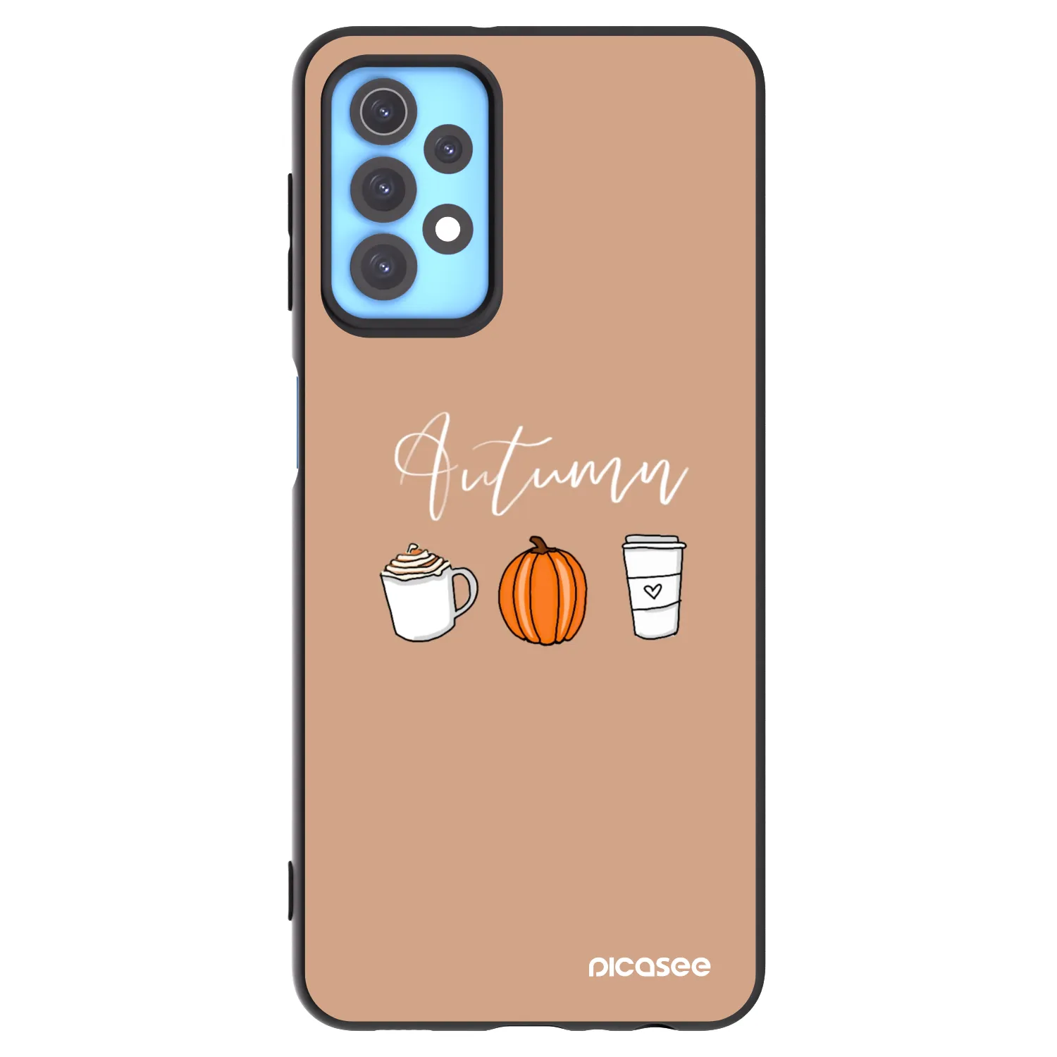 Picasee silikónový čierny obal pre Samsung Galaxy A32 4G SM-A325F - Autumn