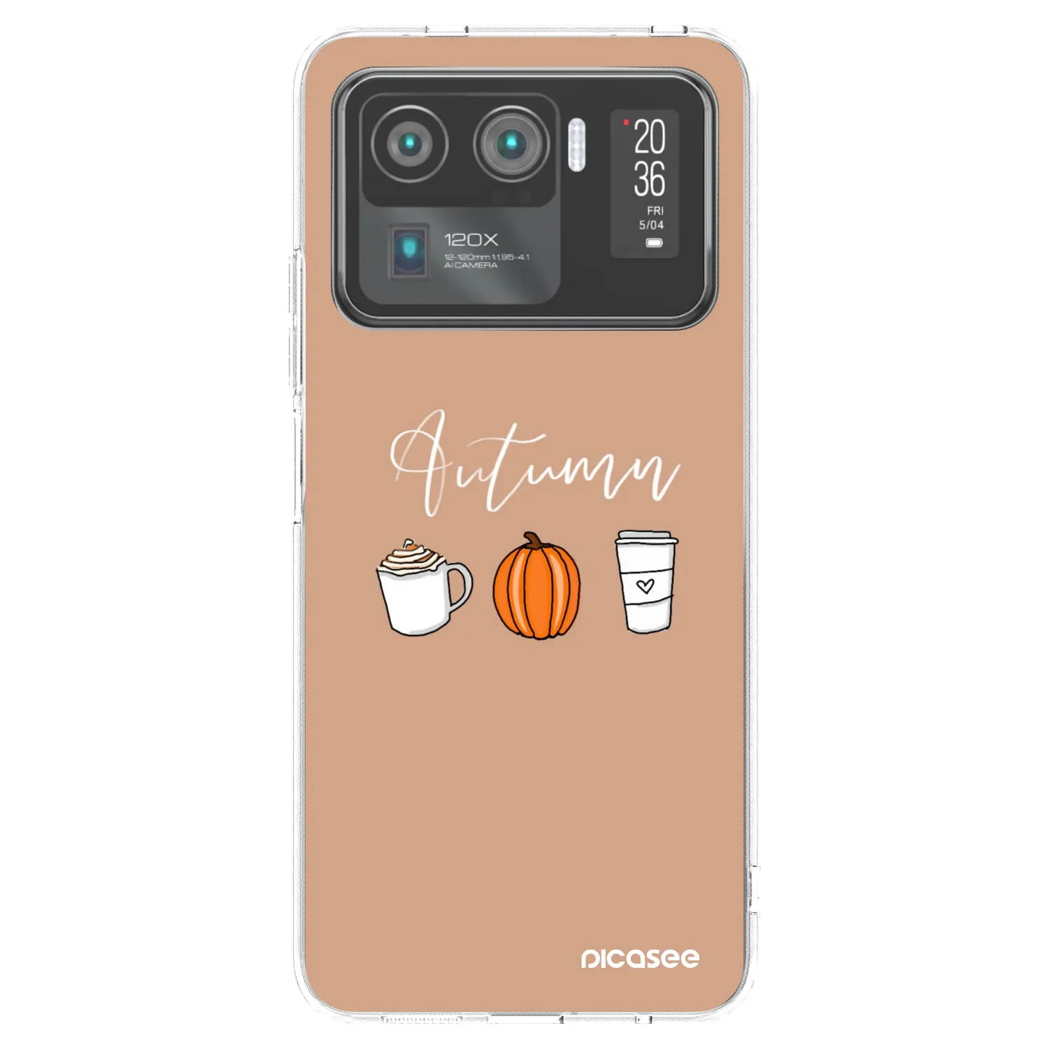 Picasee silikónový prehľadný obal pre Xiaomi Mi 11 Ultra - Autumn