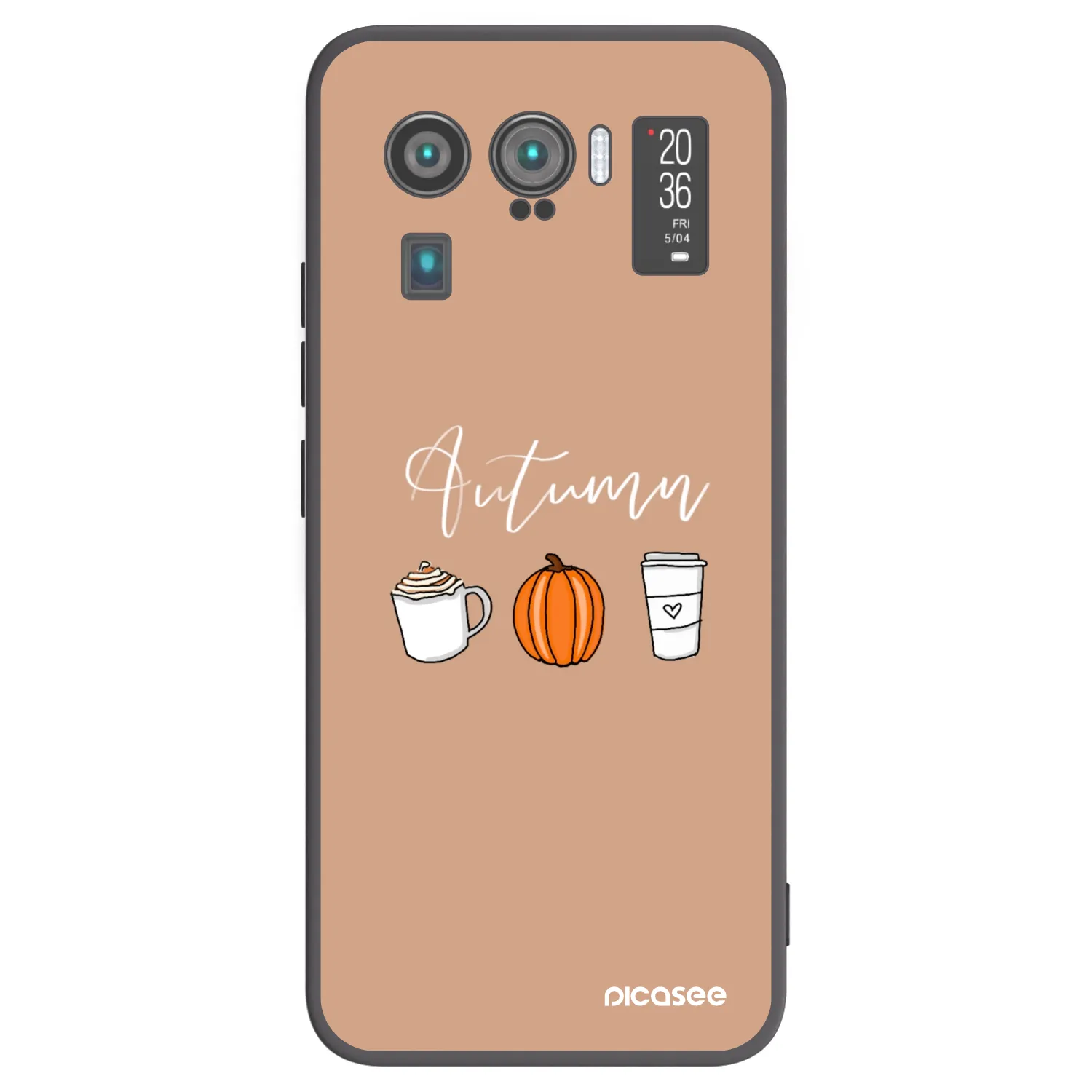 Picasee silikónový čierny obal pre Xiaomi Mi 11 Ultra - Autumn