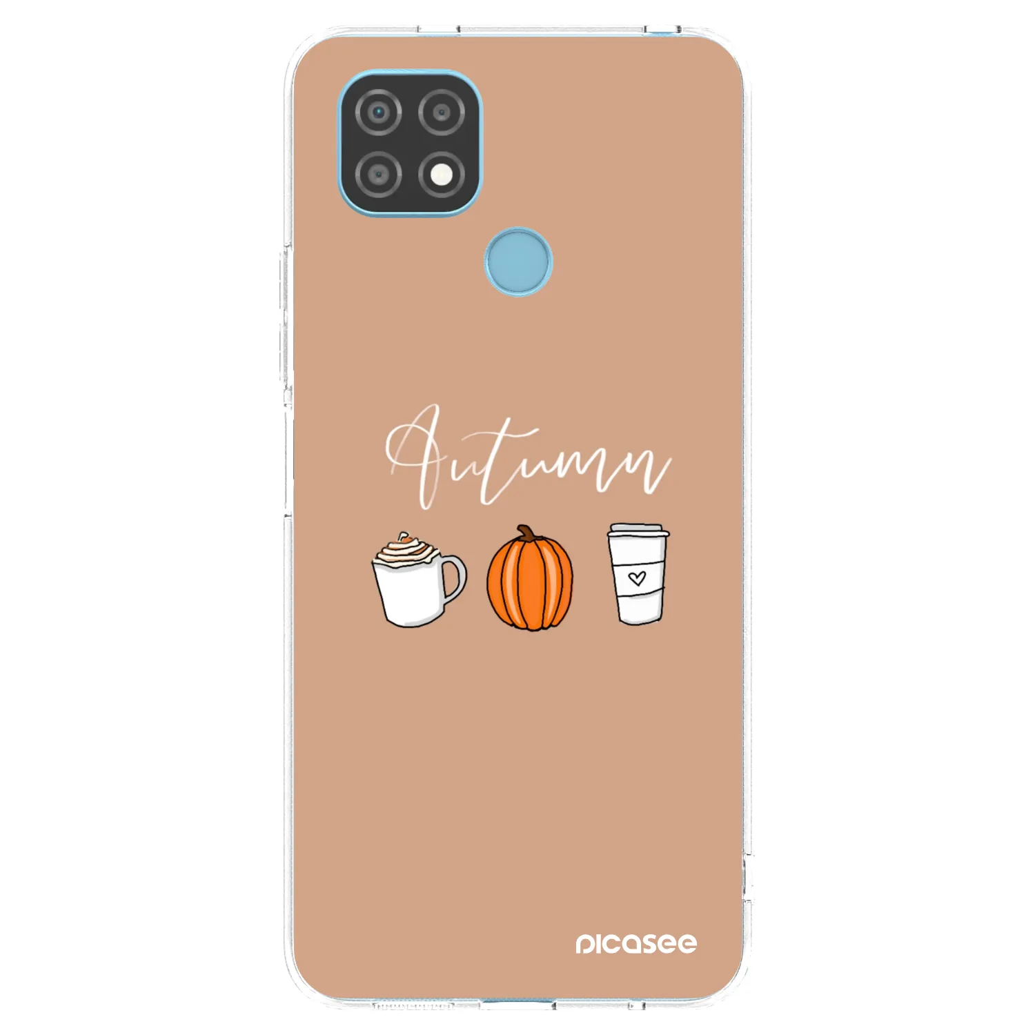 Picasee silikónový prehľadný obal pre Realme C21 - Autumn