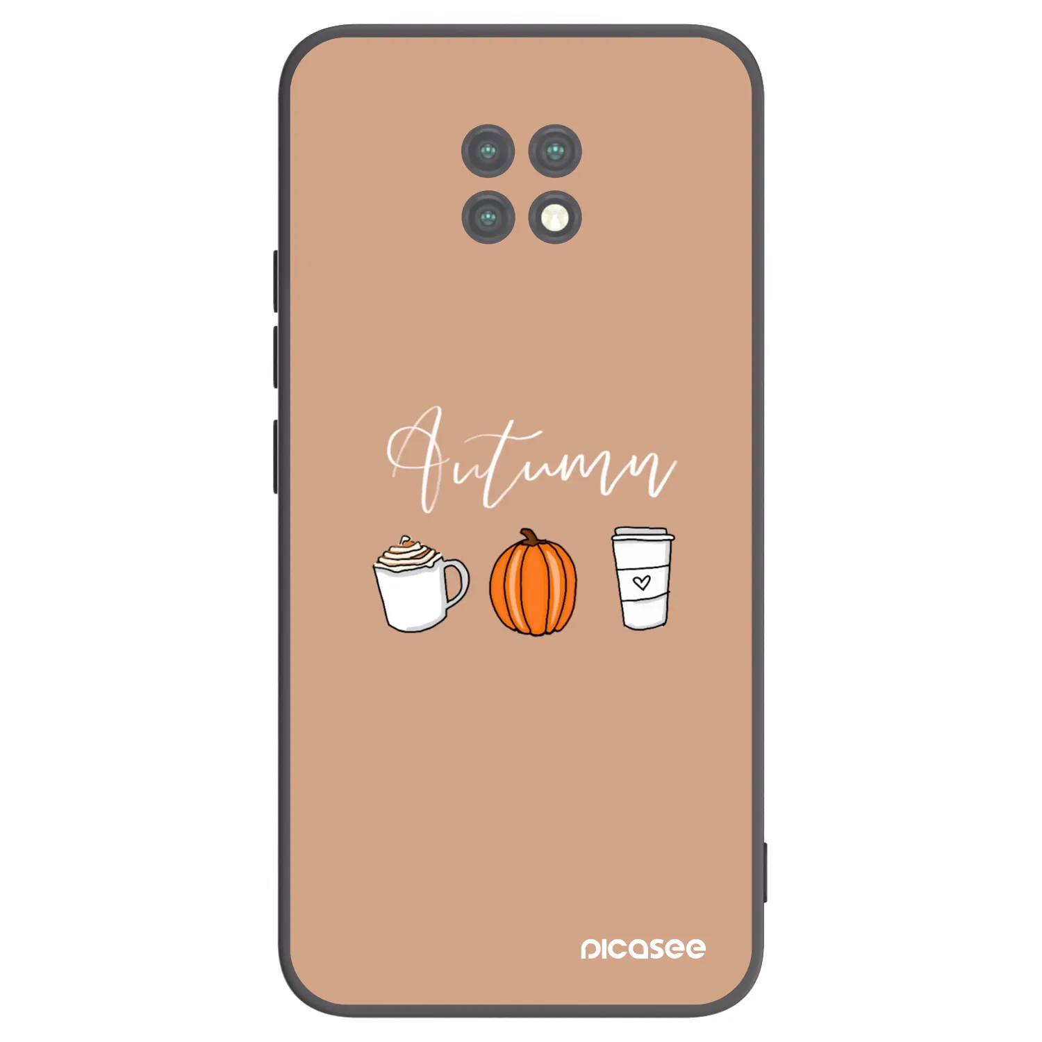 Picasee silikónový čierny obal pre Xiaomi Redmi Note 9T - Autumn
