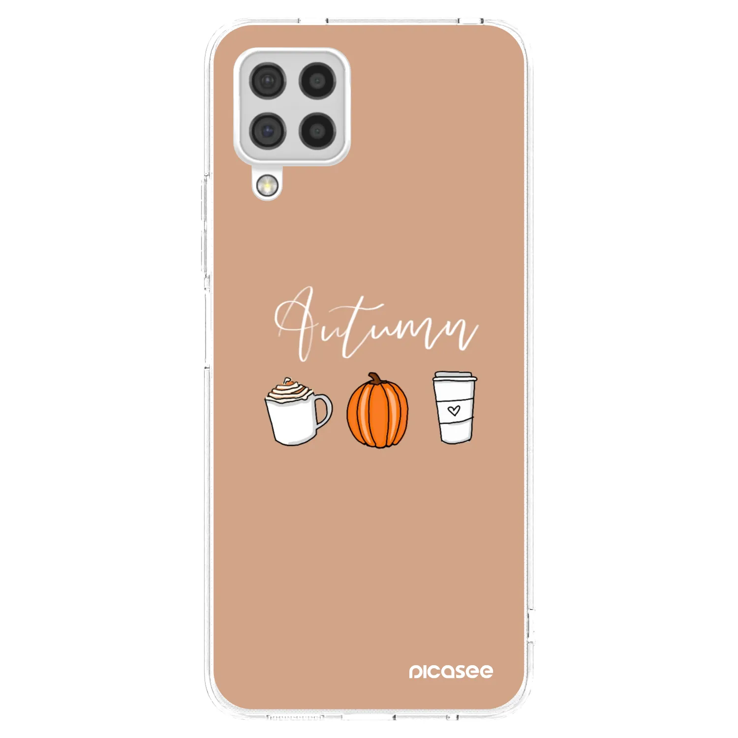 Picasee silikónový prehľadný obal pre Samsung Galaxy A22 A225F 4G - Autumn