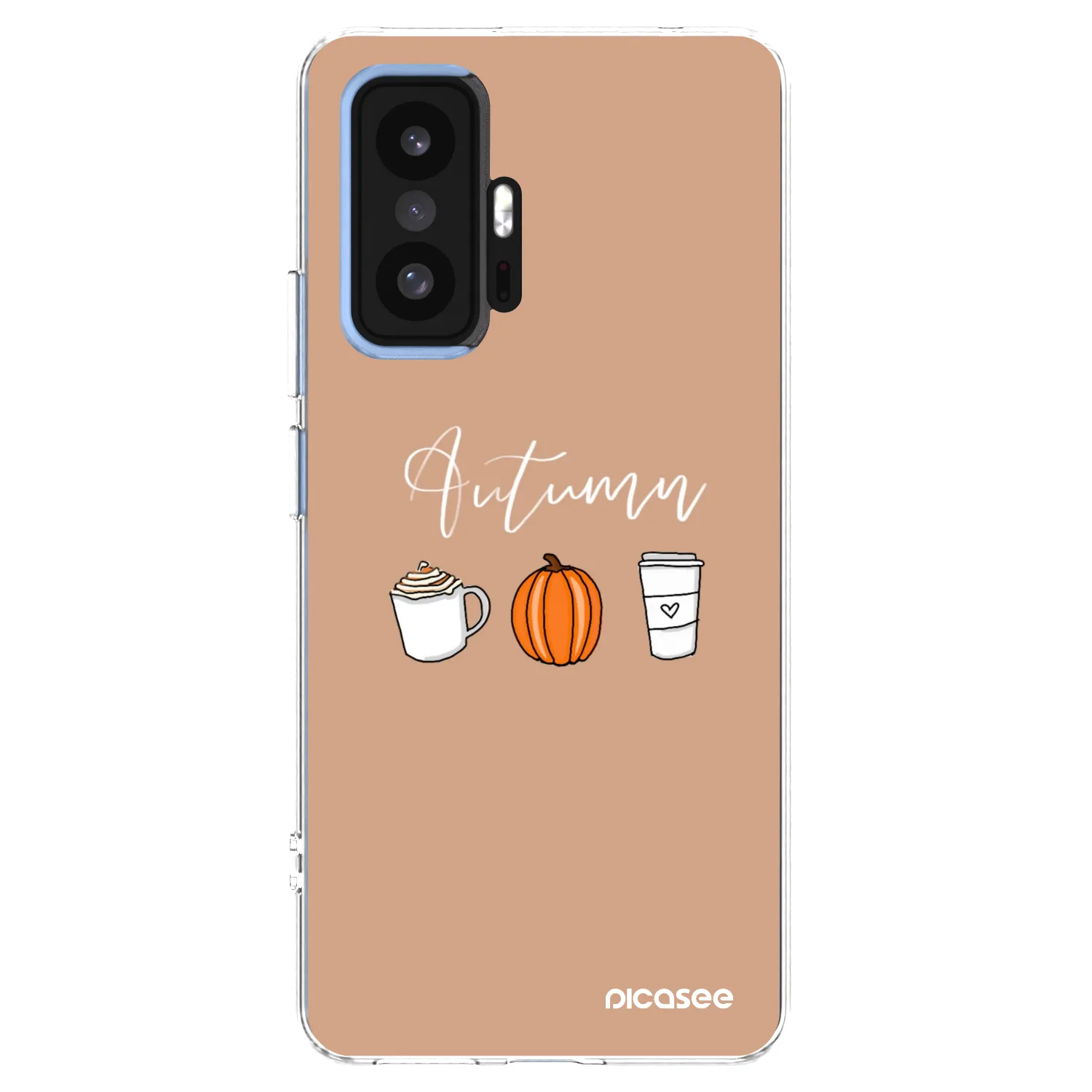 Picasee silikónový prehľadný obal pre Xiaomi 11T Pro - Autumn