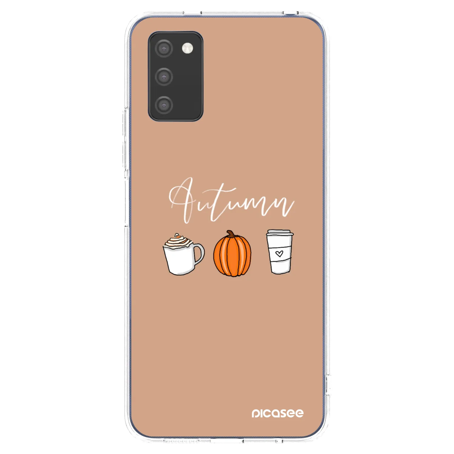 Picasee silikónový prehľadný obal pre Samsung Galaxy A03s A037G - Autumn