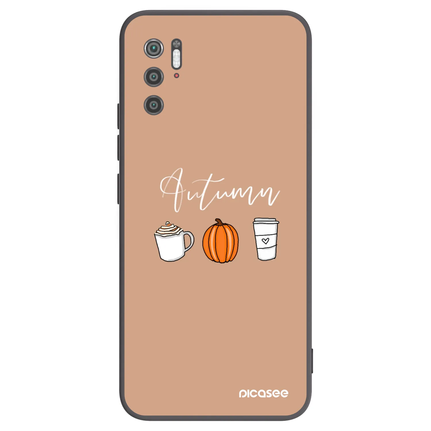 Picasee silikónový čierny obal pre Xiaomi Poco M3 Pro 5G - Autumn