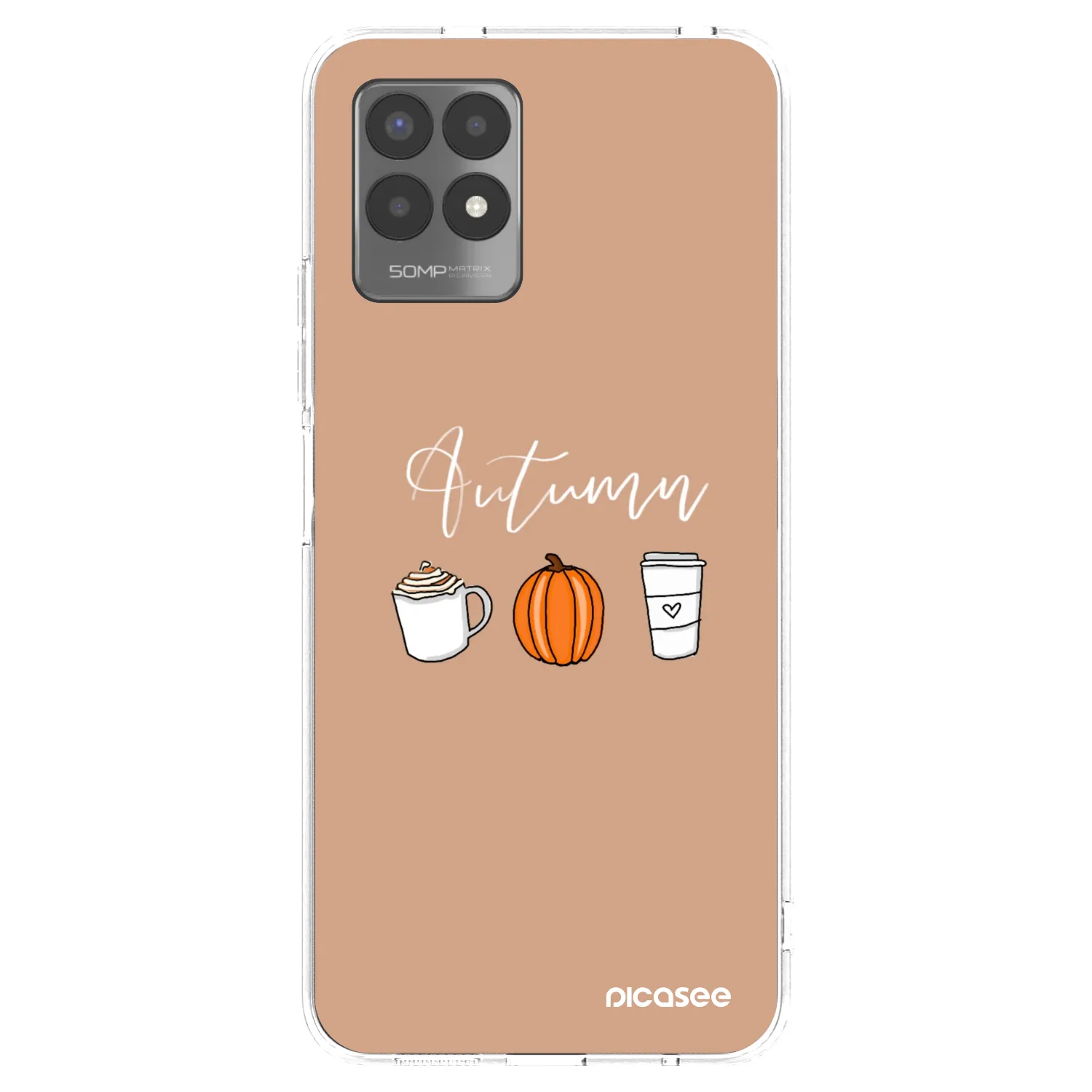 Picasee silikónový prehľadný obal pre Realme 8i - Autumn