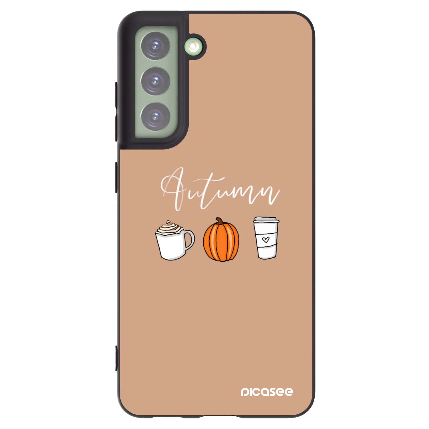 Picasee silikónový čierny obal pre Samsung Galaxy S21 FE 5G - Autumn