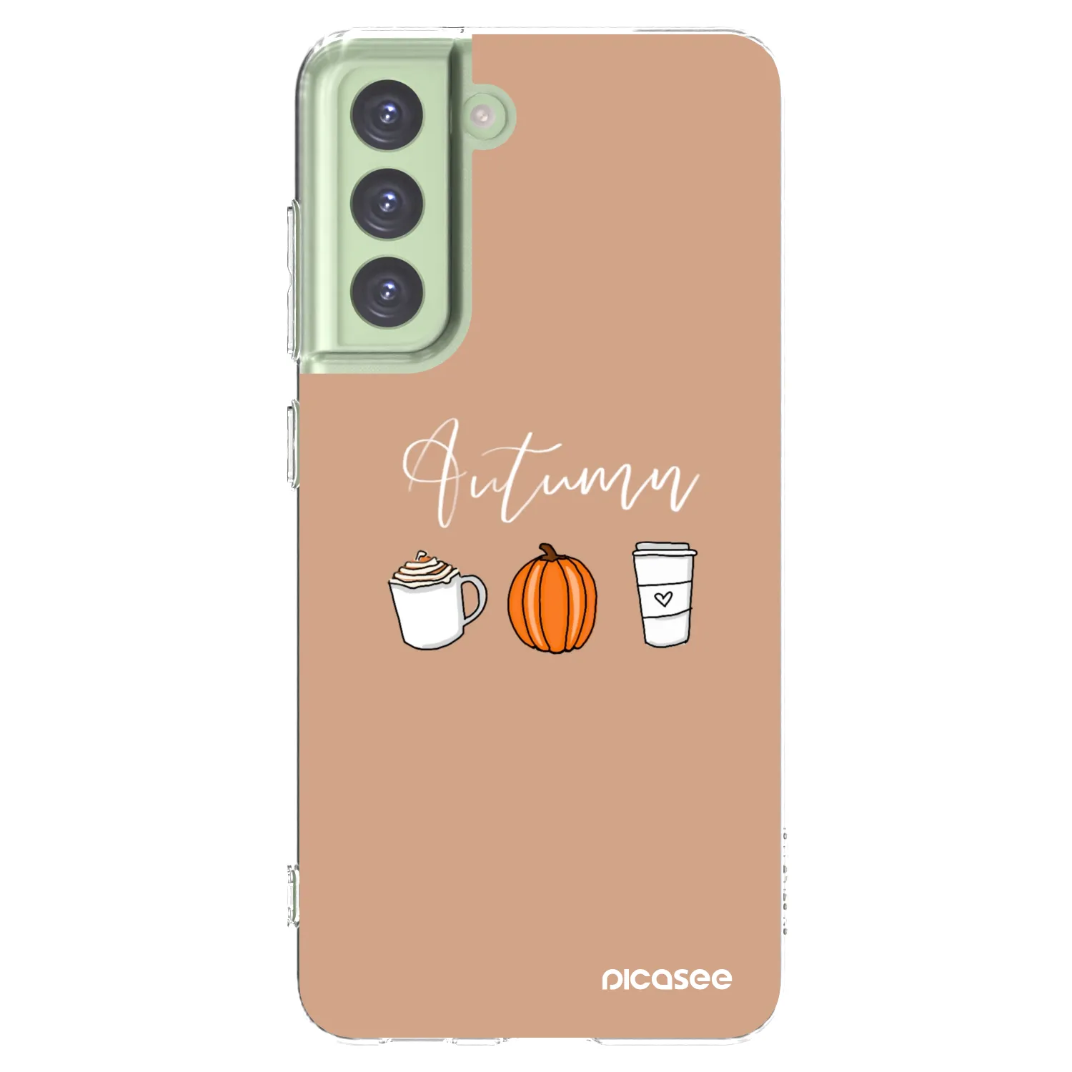 Picasee silikónový prehľadný obal pre Samsung Galaxy S21 FE 5G - Autumn