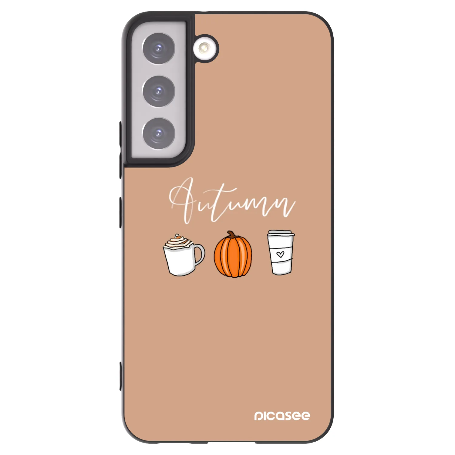 Picasee silikónový čierny obal pre Samsung Galaxy S22 5G - Autumn