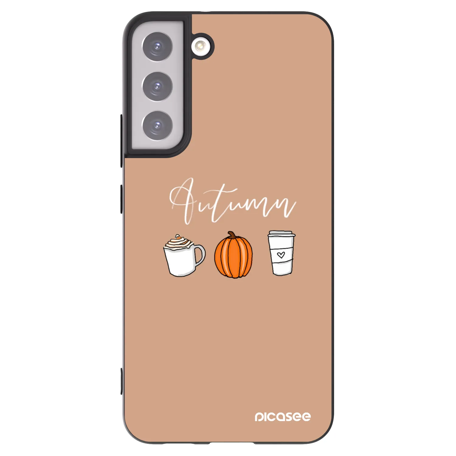 Picasee silikónový čierny obal pre Samsung Galaxy S22+ 5G - Autumn