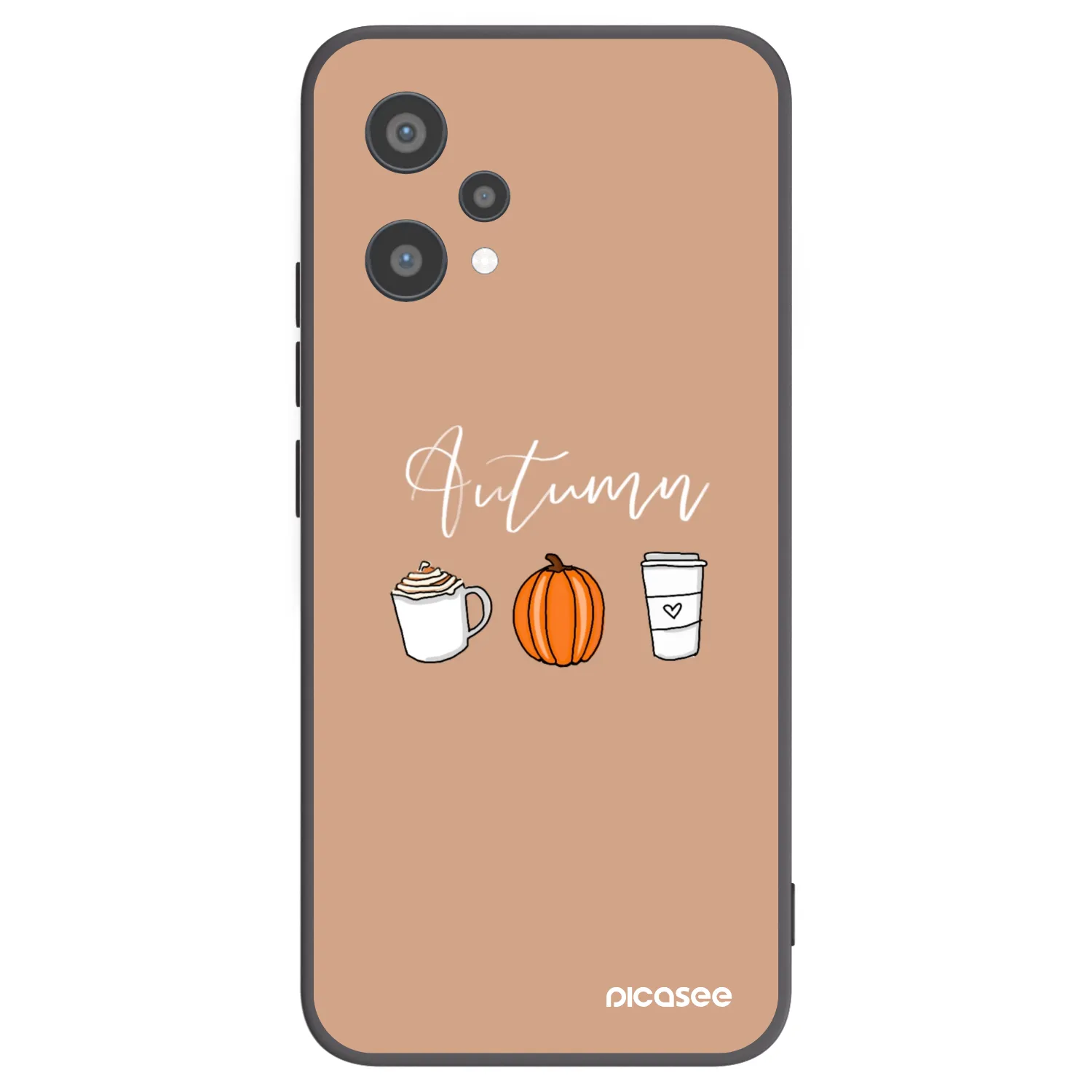 Picasee silikónový čierny obal pre Realme 9 Pro 5G - Autumn