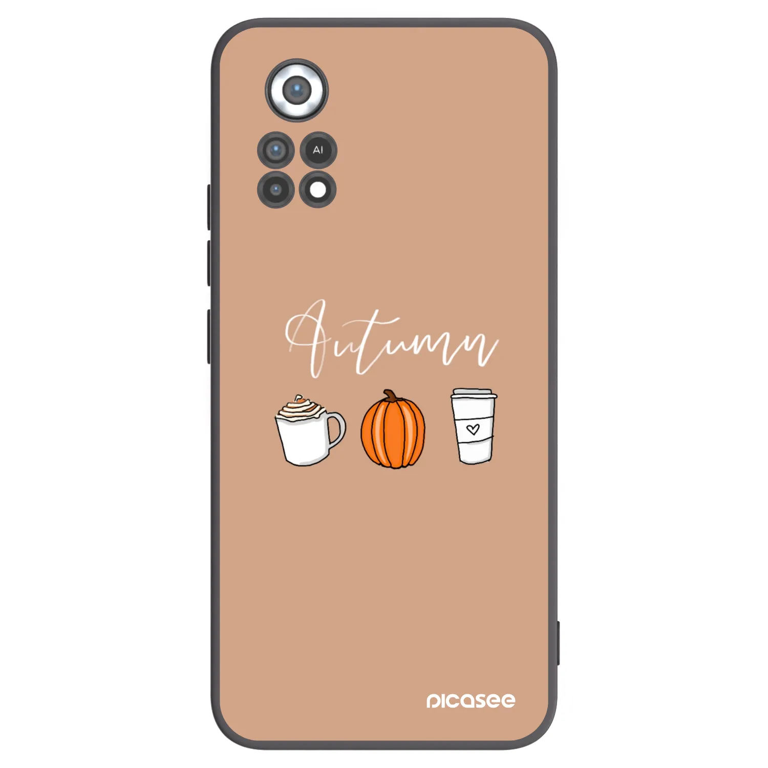 Picasee silikónový čierny obal pre Xiaomi Poco X4 Pro 5G - Autumn