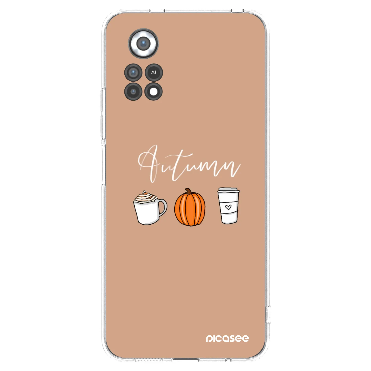 Picasee silikónový prehľadný obal pre Xiaomi Poco X4 Pro 5G - Autumn
