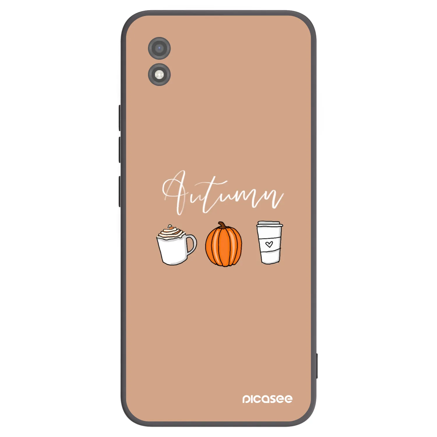 Picasee silikónový čierny obal pre Realme C11 (2021) - Autumn