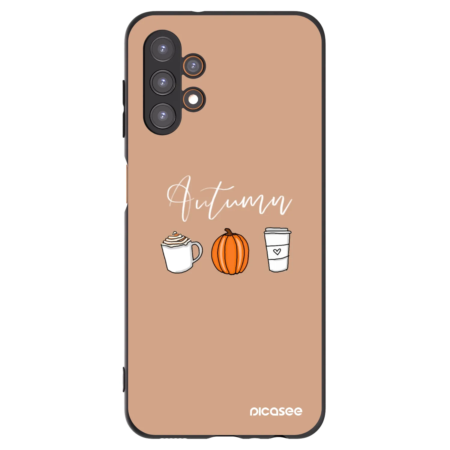 Picasee silikónový čierny obal pre Samsung Galaxy A13 4G A135 - Autumn