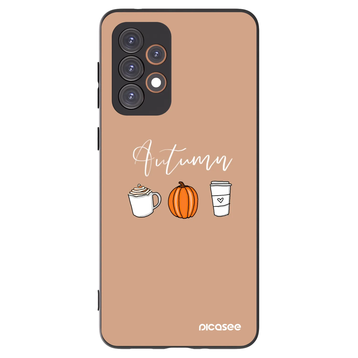 Picasee silikónový čierny obal pre Samsung Galaxy A33 5G A336 - Autumn
