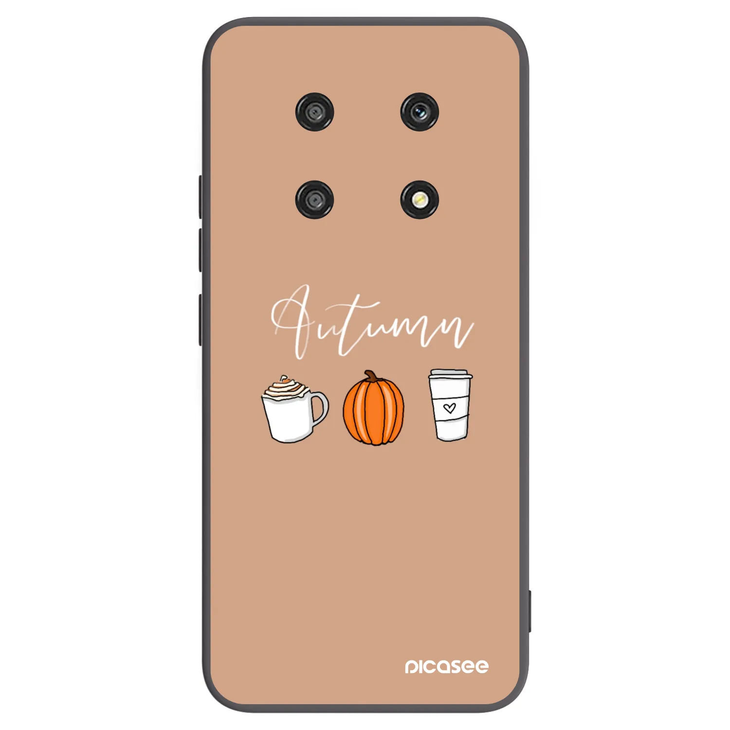 Picasee silikónový čierny obal pre Honor Magic4 Lite 5G - Autumn