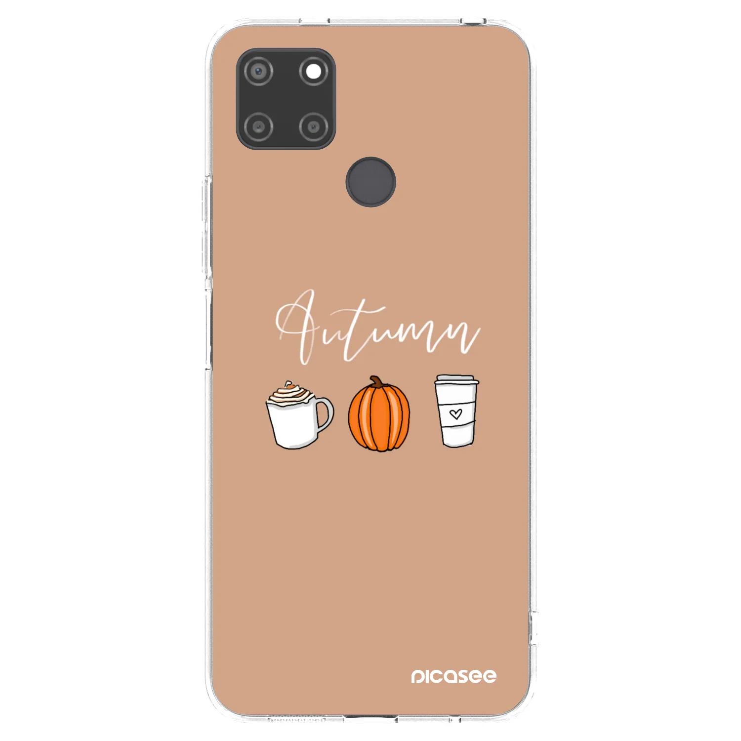 Picasee silikónový prehľadný obal pre Realme C21Y - Autumn