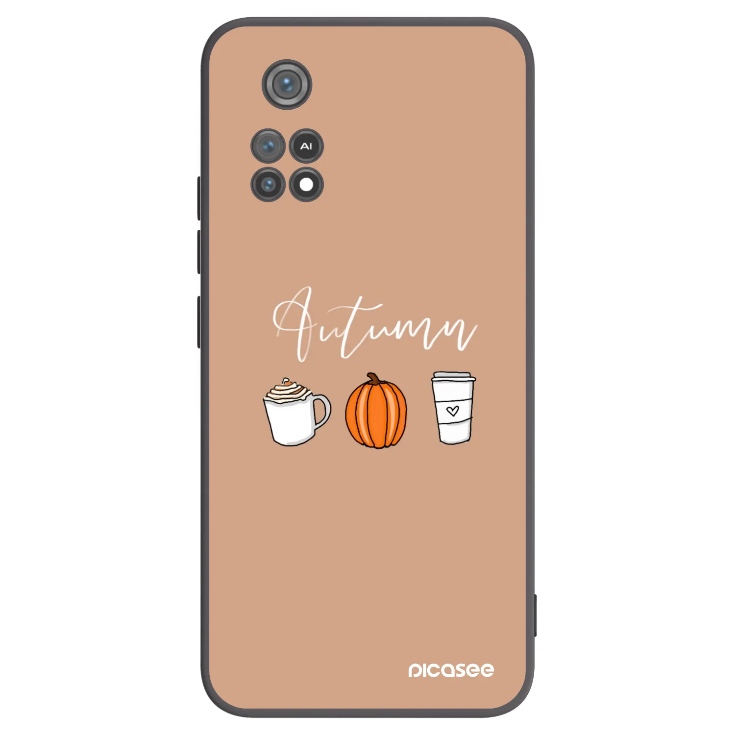 Picasee silikónový čierny obal pre Xiaomi Poco M4 Pro - Autumn