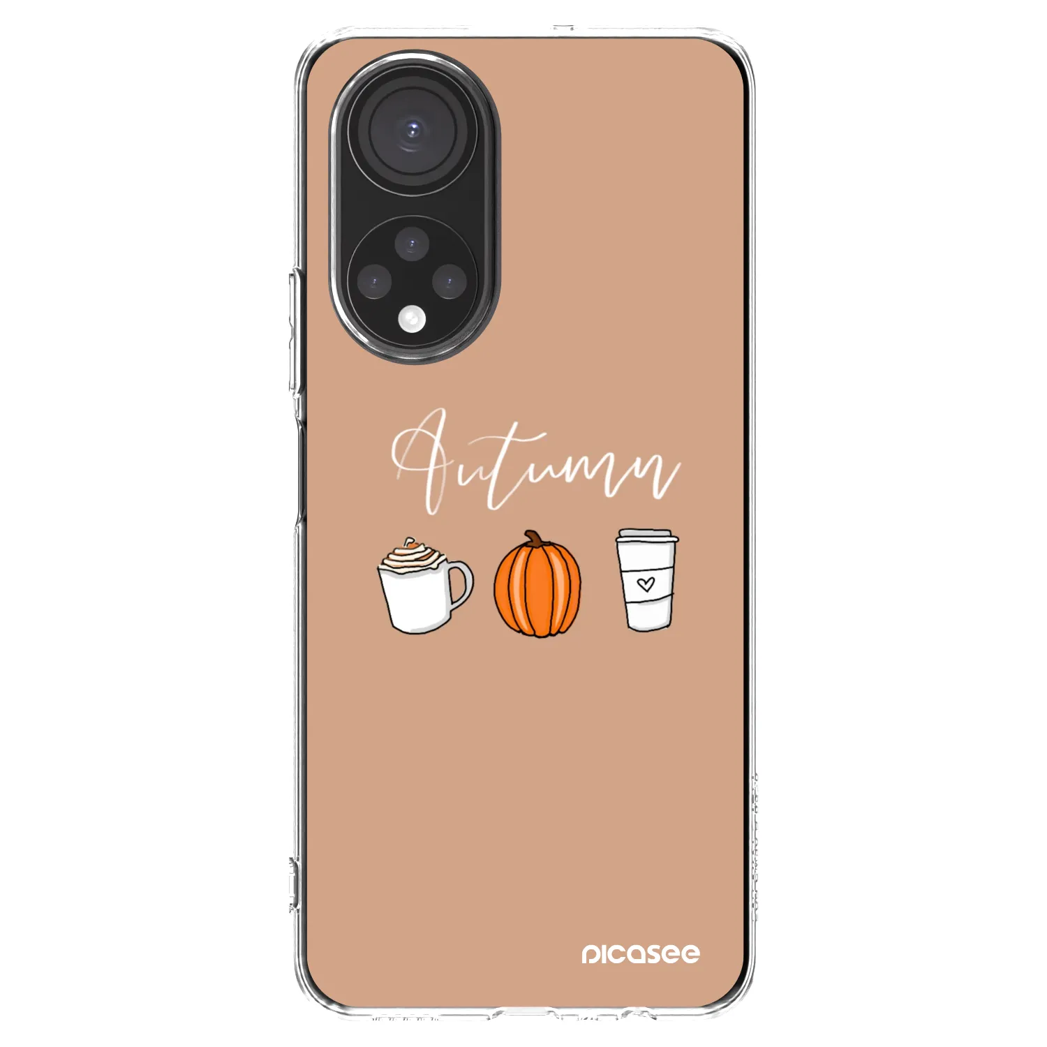 Picasee silikónový prehľadný obal pre Honor X7 - Autumn