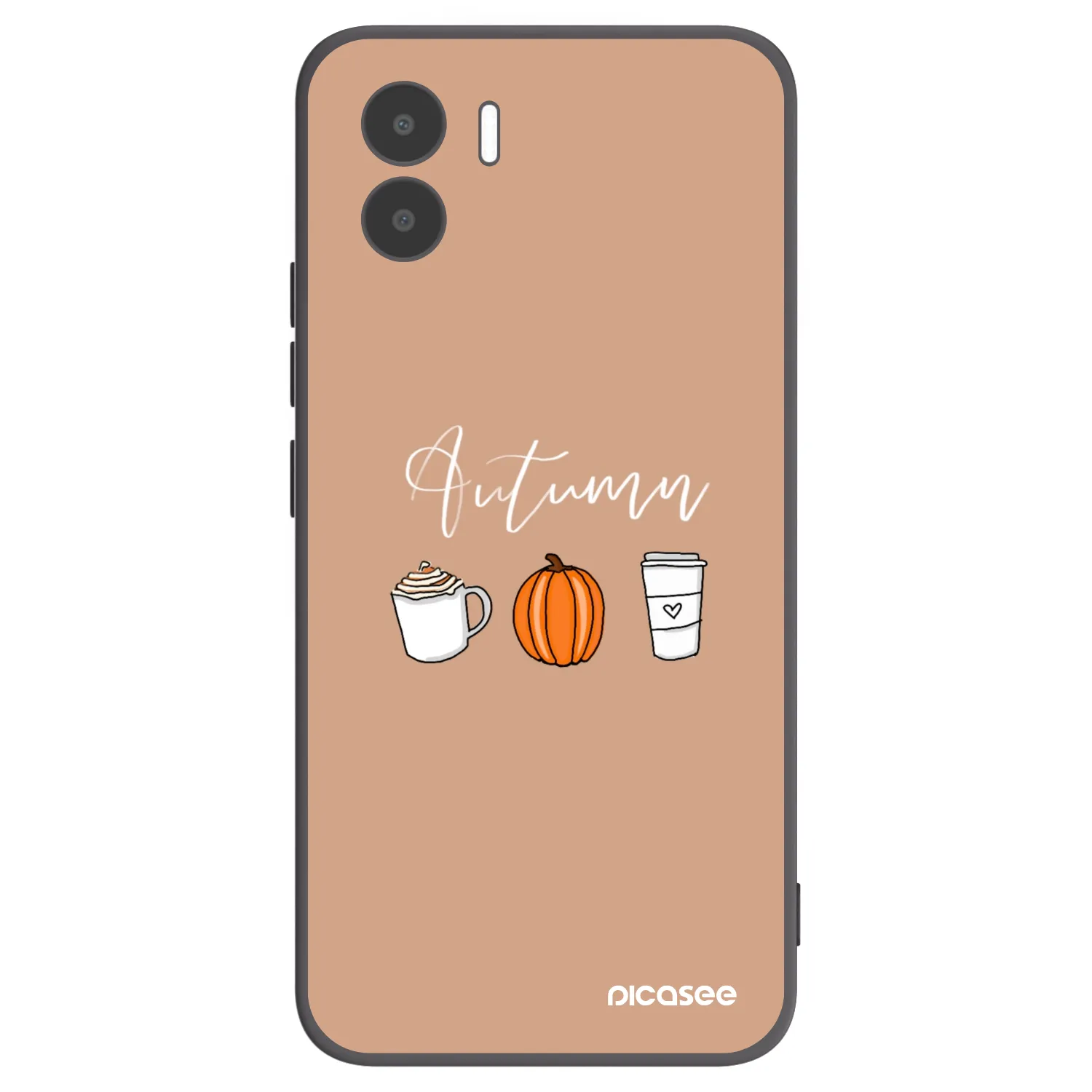 Picasee silikónový čierny obal pre Xiaomi Redmi A1 - Autumn