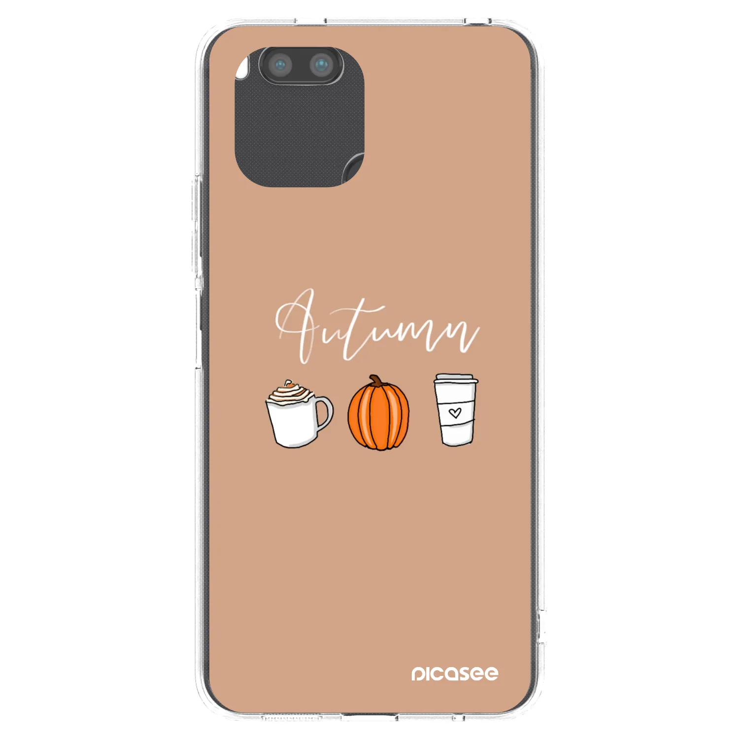 Picasee silikónový prehľadný obal pre Xiaomi Redmi A1 - Autumn