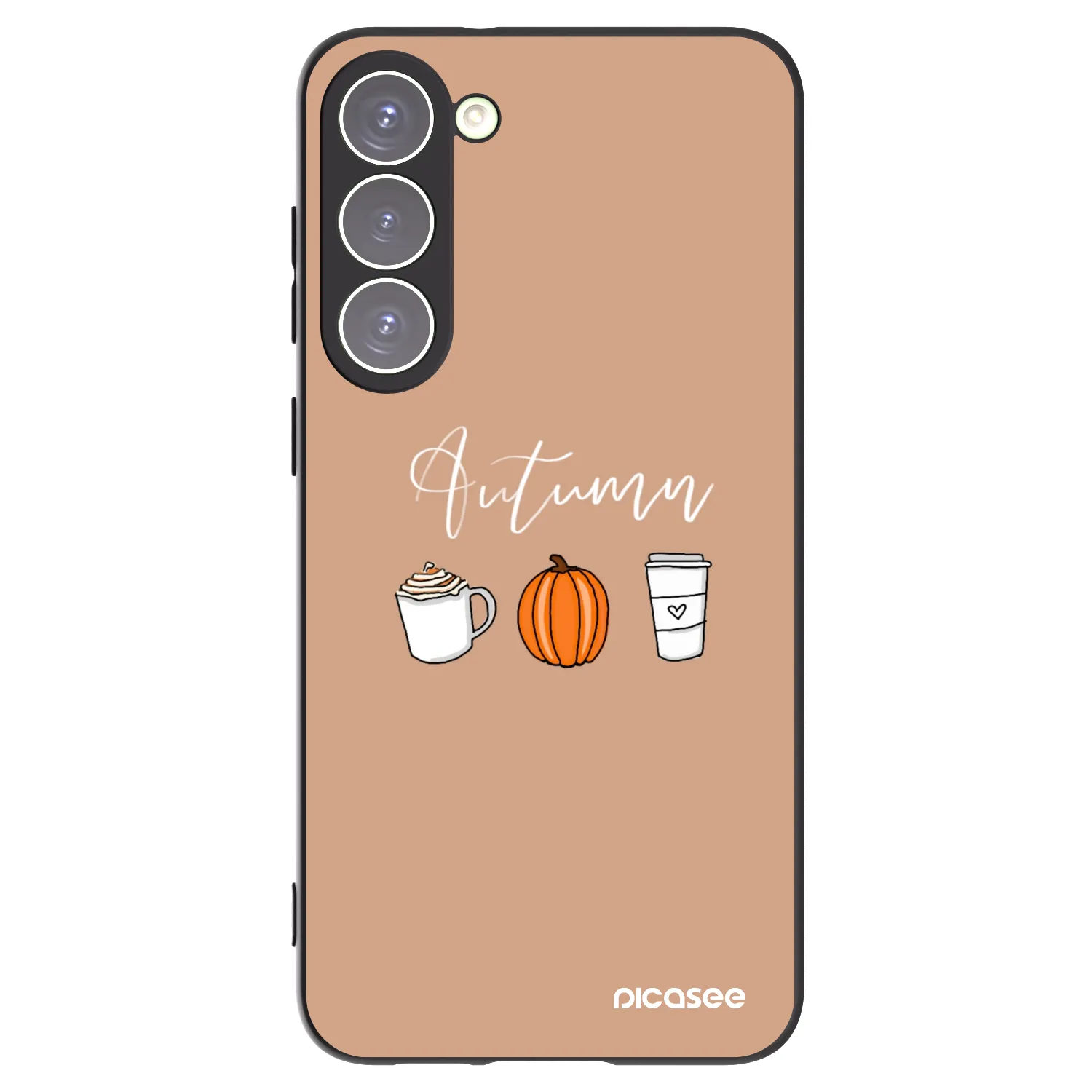Picasee silikónový čierny obal pre Samsung Galaxy S23+ 5G - Autumn