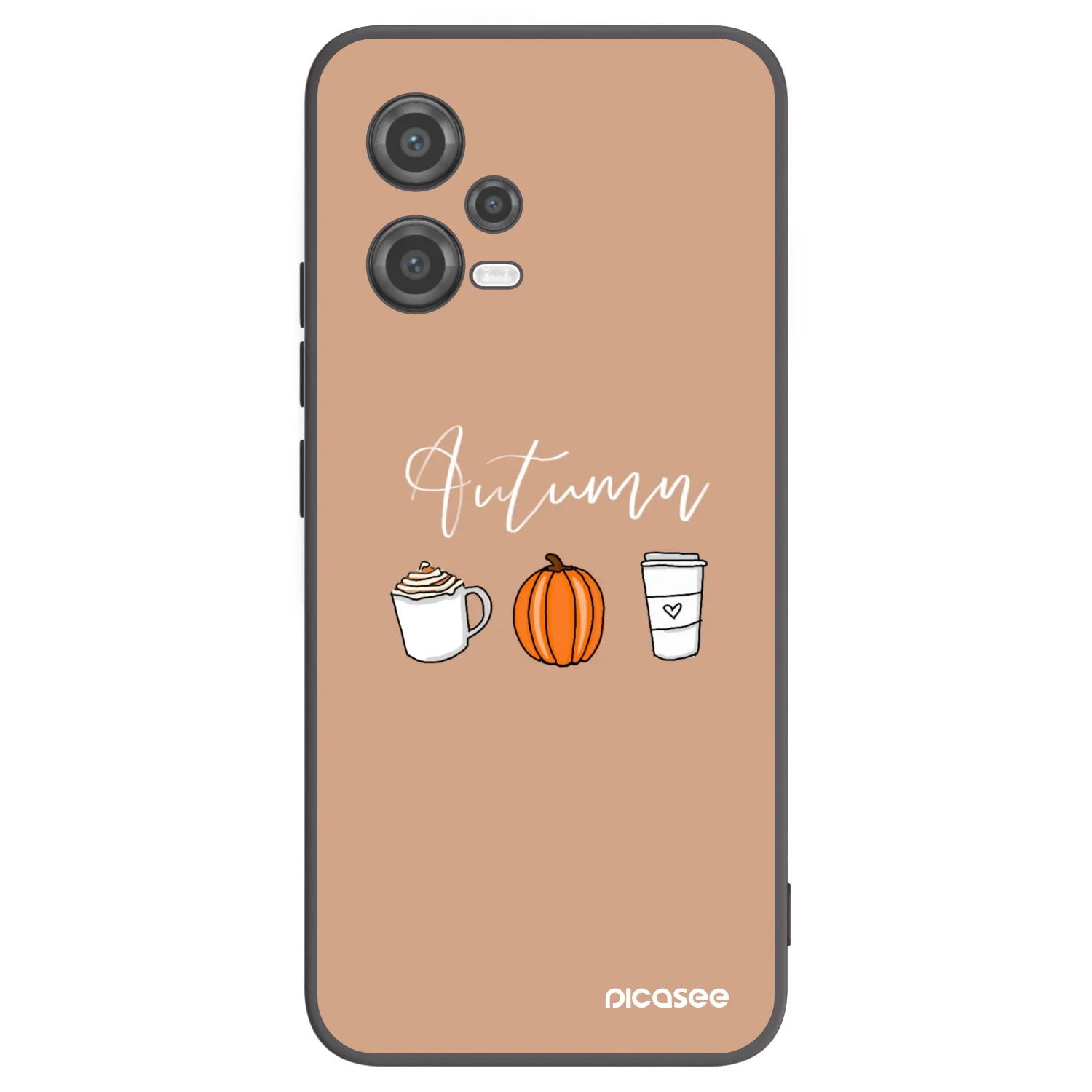 Picasee silikónový čierny obal pre Xiaomi Poco X5 - Autumn
