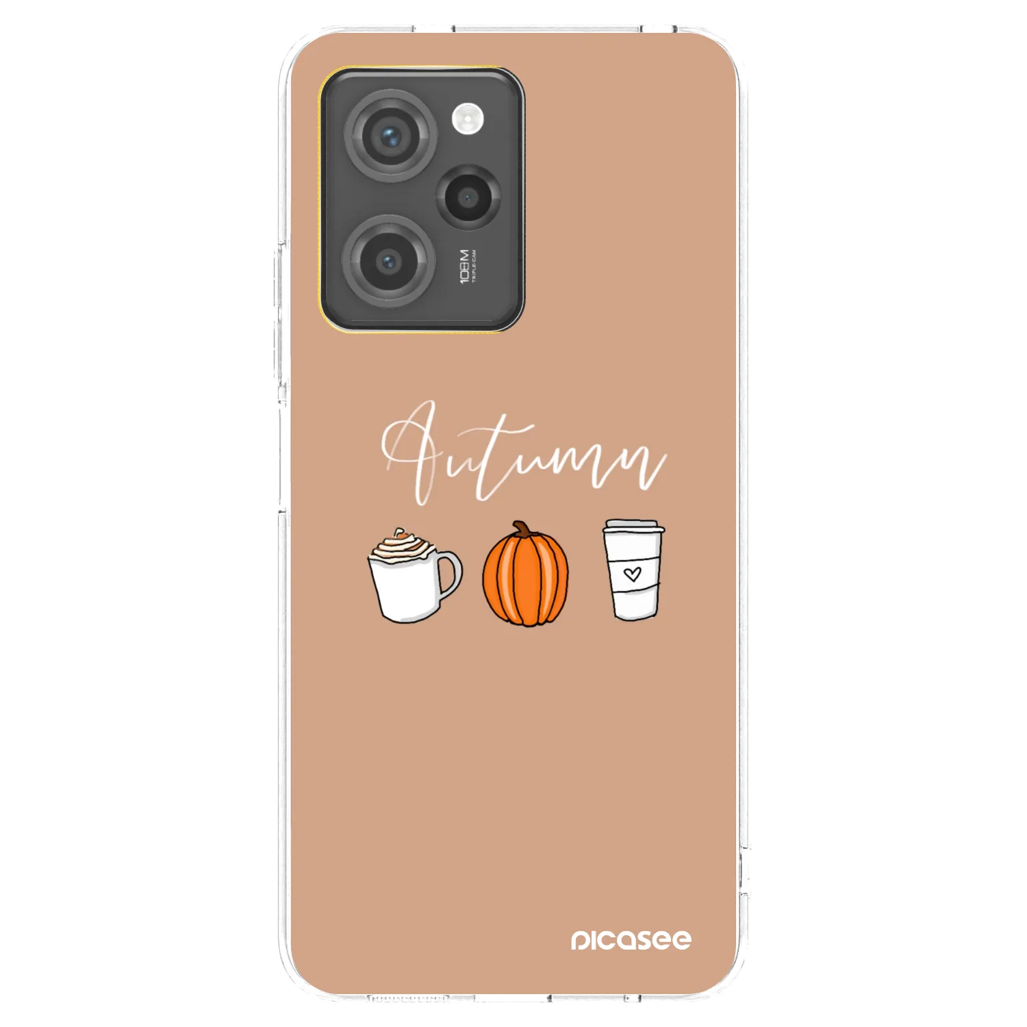 Picasee silikónový čierny obal pre Xiaomi Poco X5 Pro - Autumn