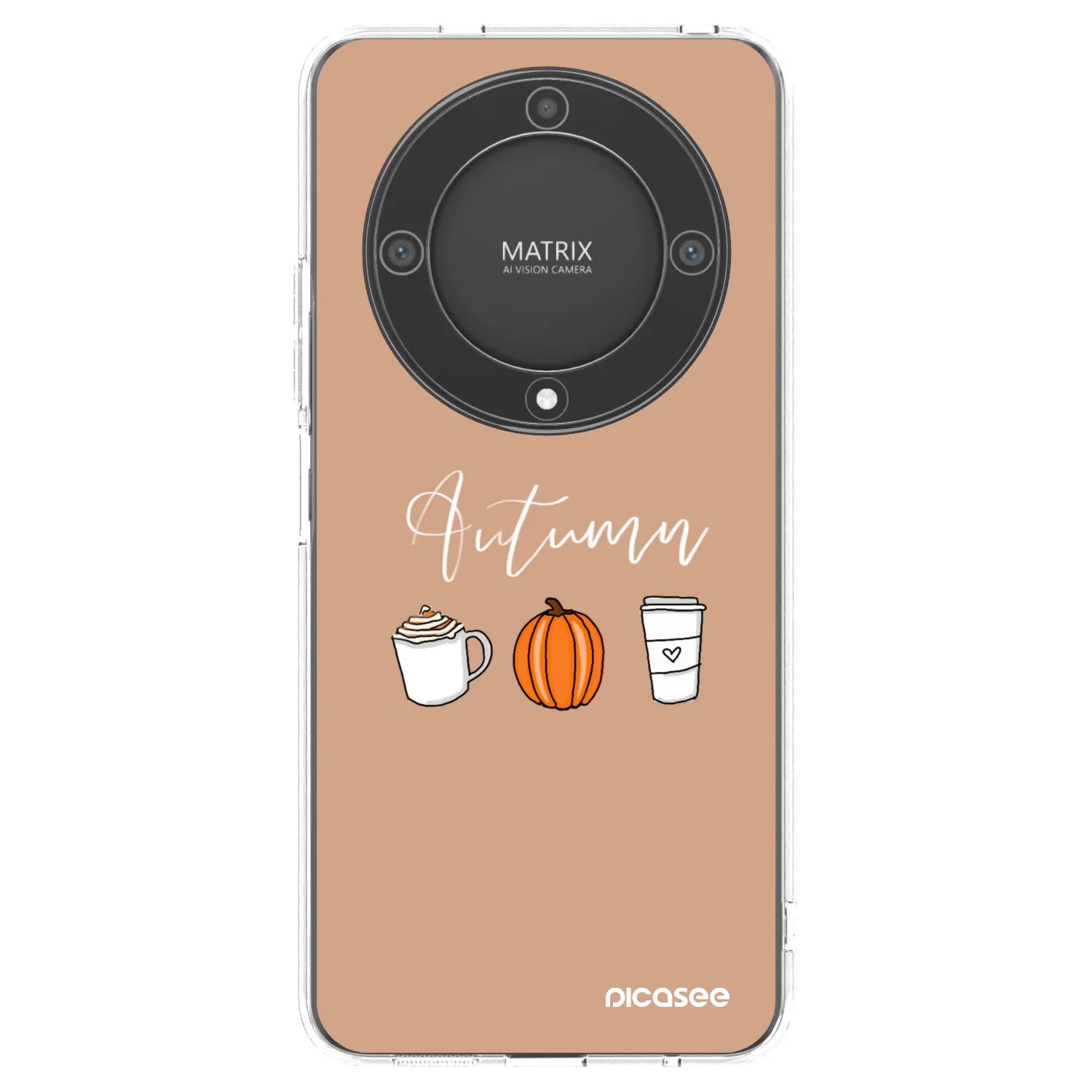 Picasee silikónový prehľadný obal pre Honor Magic5 Lite 5G - Autumn