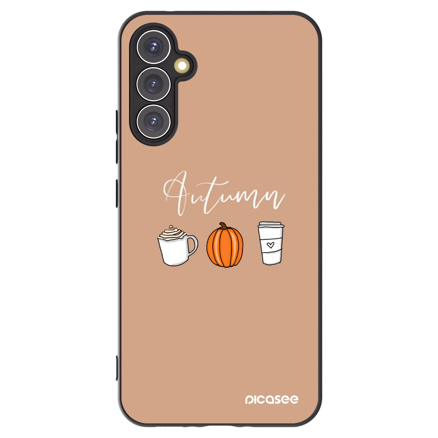 Picasee silikónový čierny obal pre Samsung Galaxy A34 5G A346B - Autumn