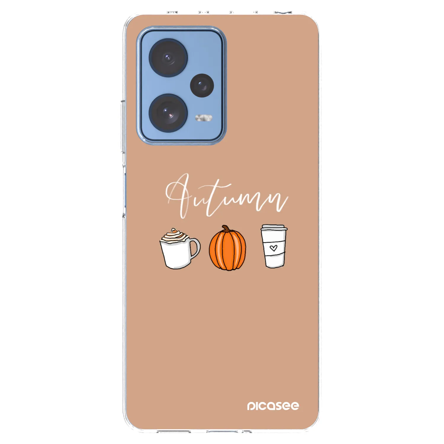 Picasee silikónový prehľadný obal pre Xiaomi Redmi Note 12 Pro 5G - Autumn