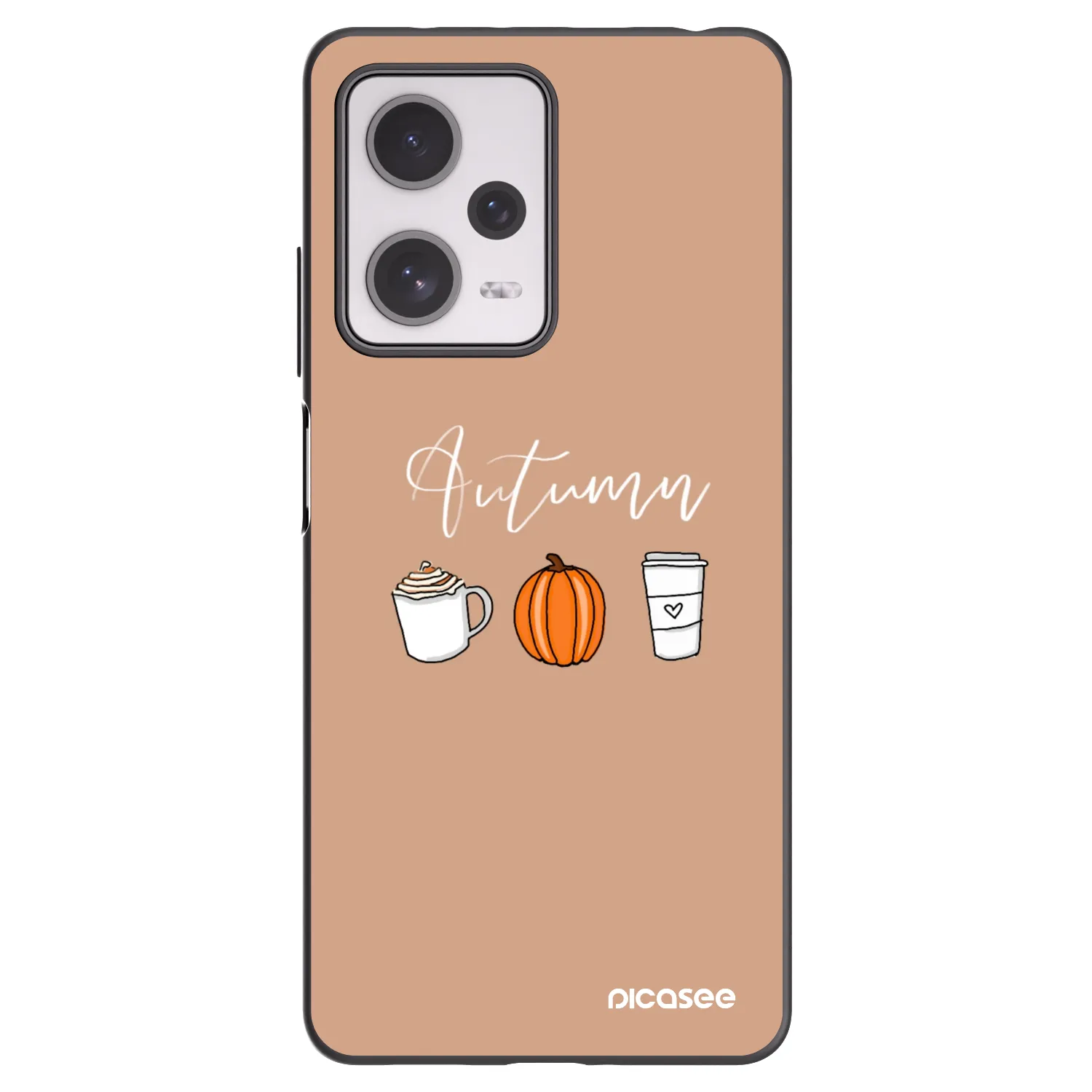 Picasee silikónový čierny obal pre Xiaomi Redmi Note 12 Pro+ 5G - Autumn